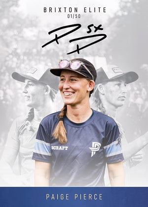 Paige Pierce trading card