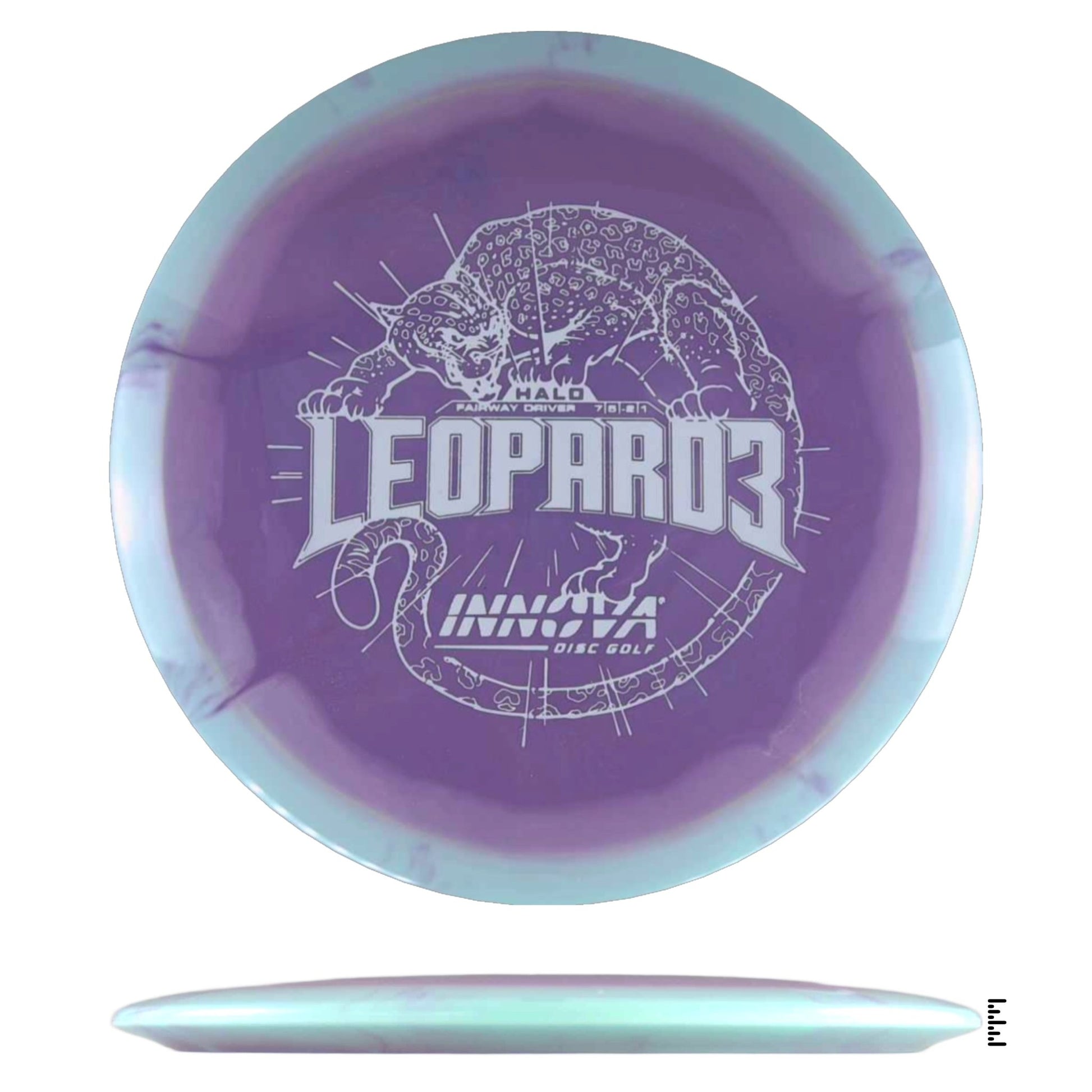 Innova Halo Star Leopard3 - Plum / Light Blue - Powergrip USA
