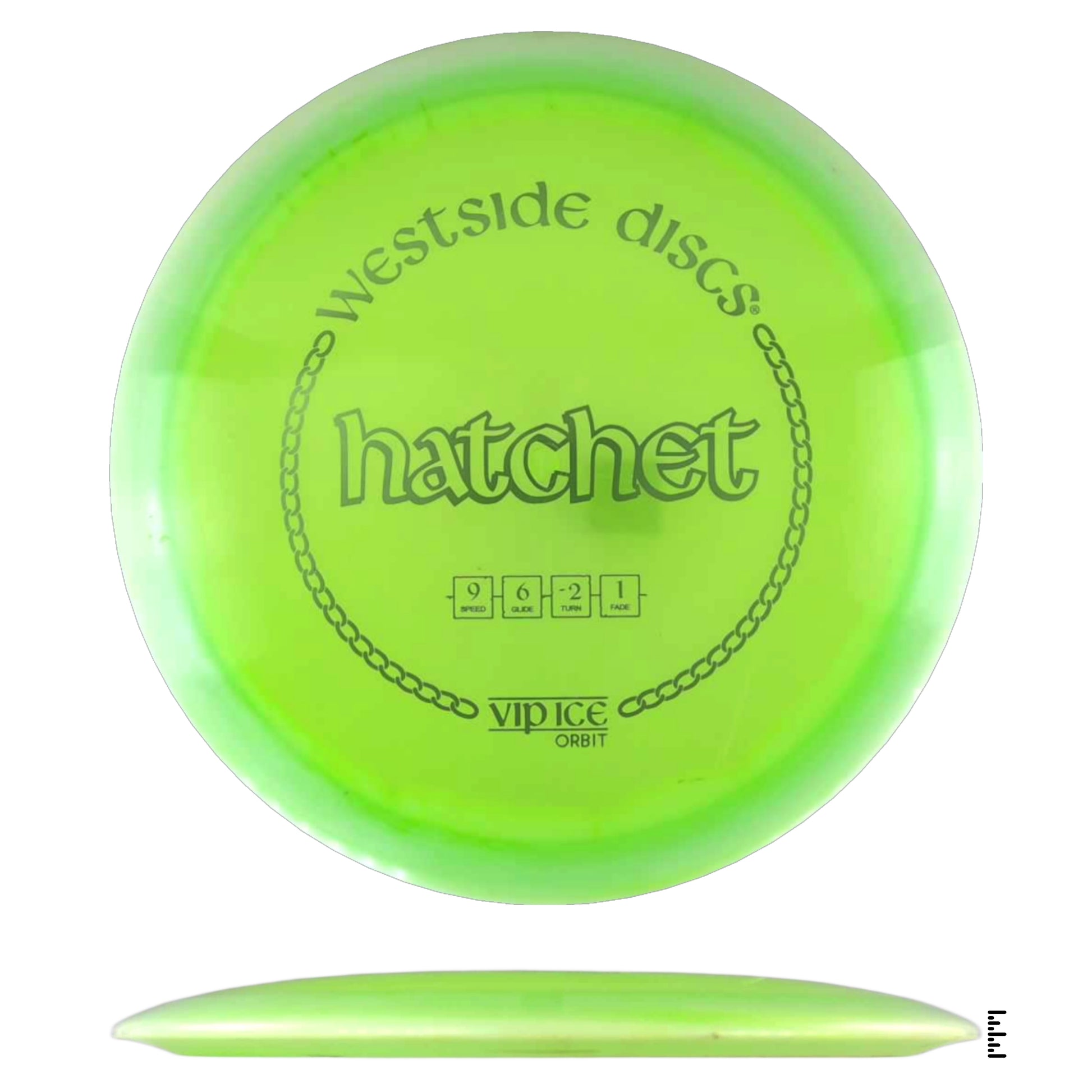 Westside Discs Hatchet VIP Ice Orbit disc golf disc