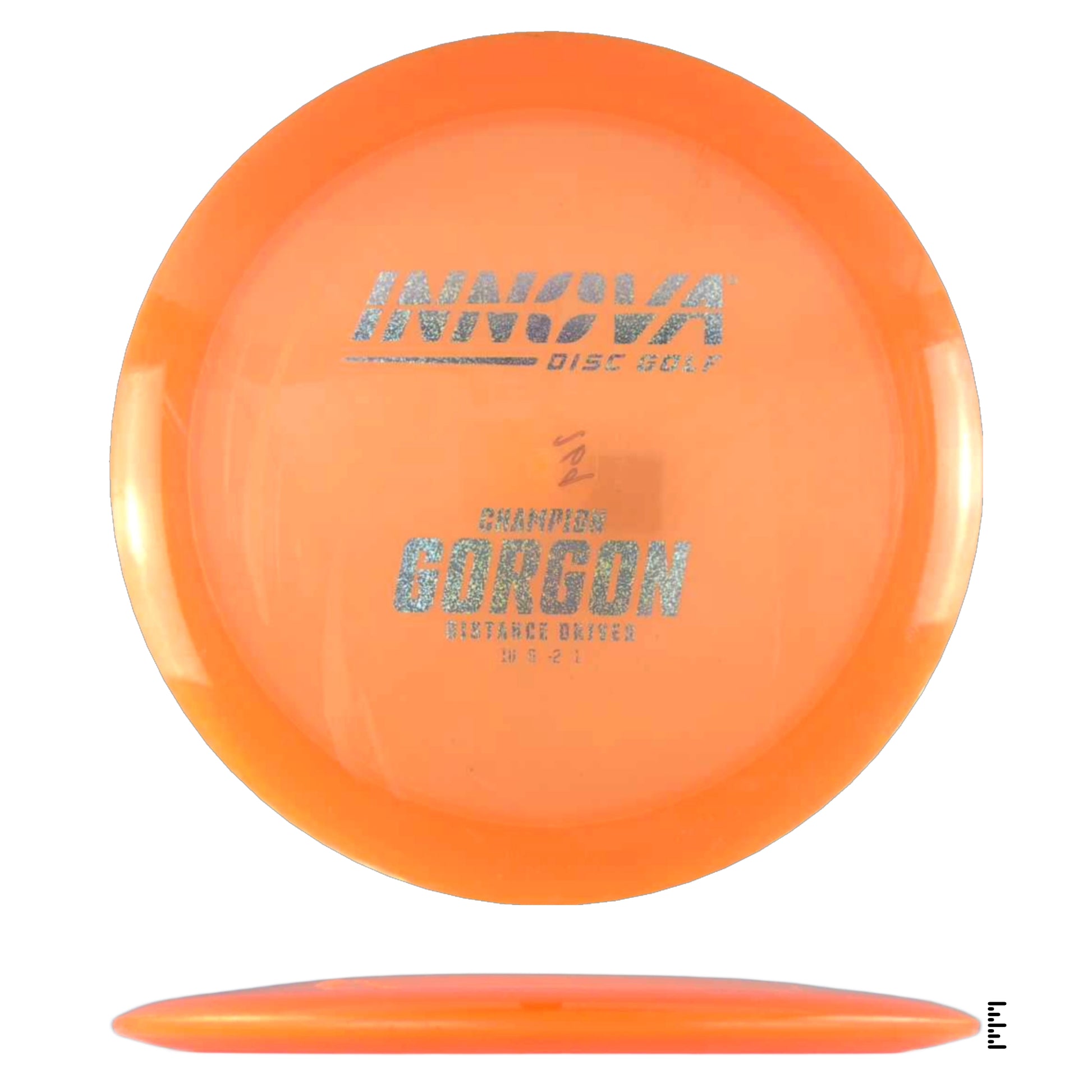 Orange Innova Champion Gorgon disc golf disc