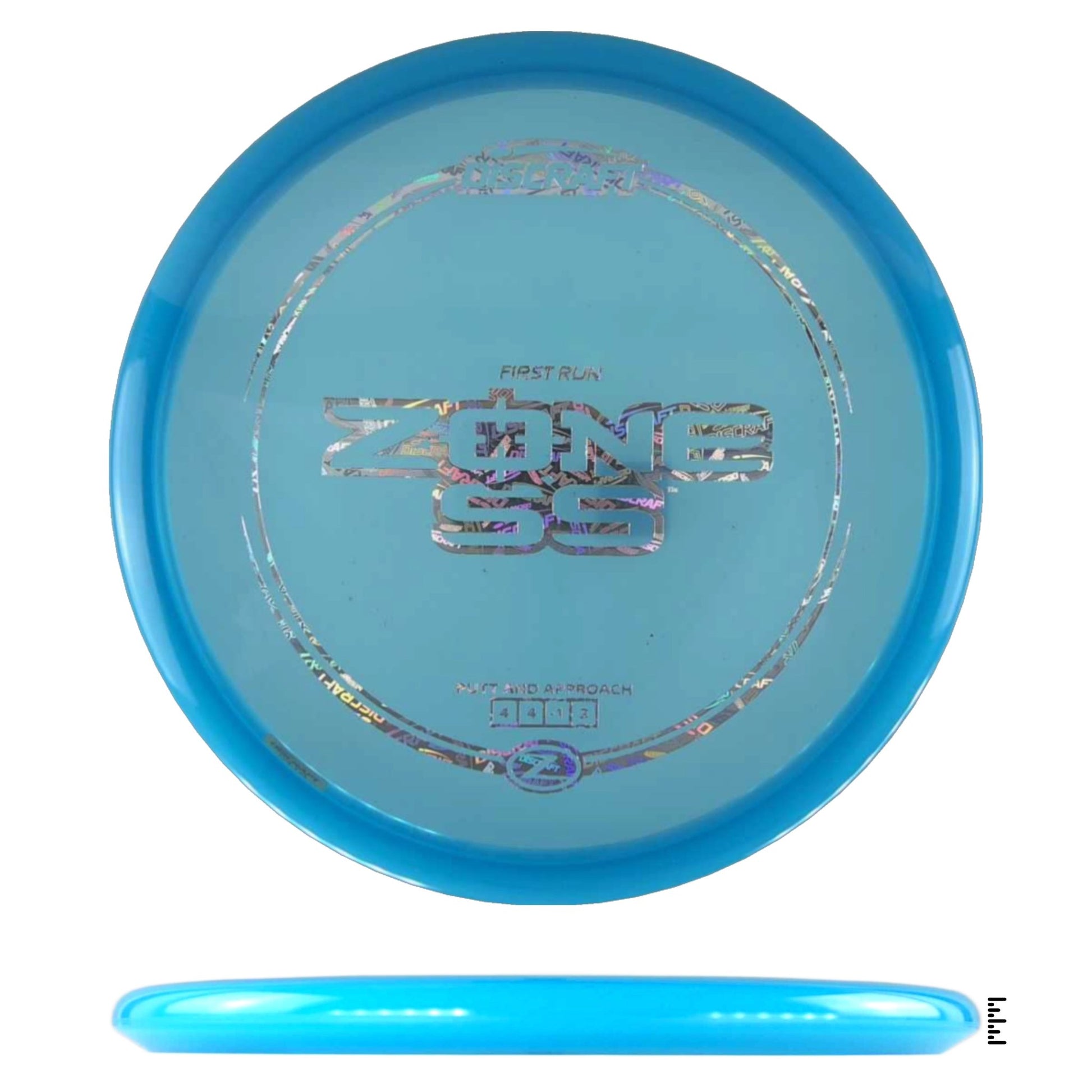 Discraft Z Line Zone SS - First Run - Blue - Powergrip USA