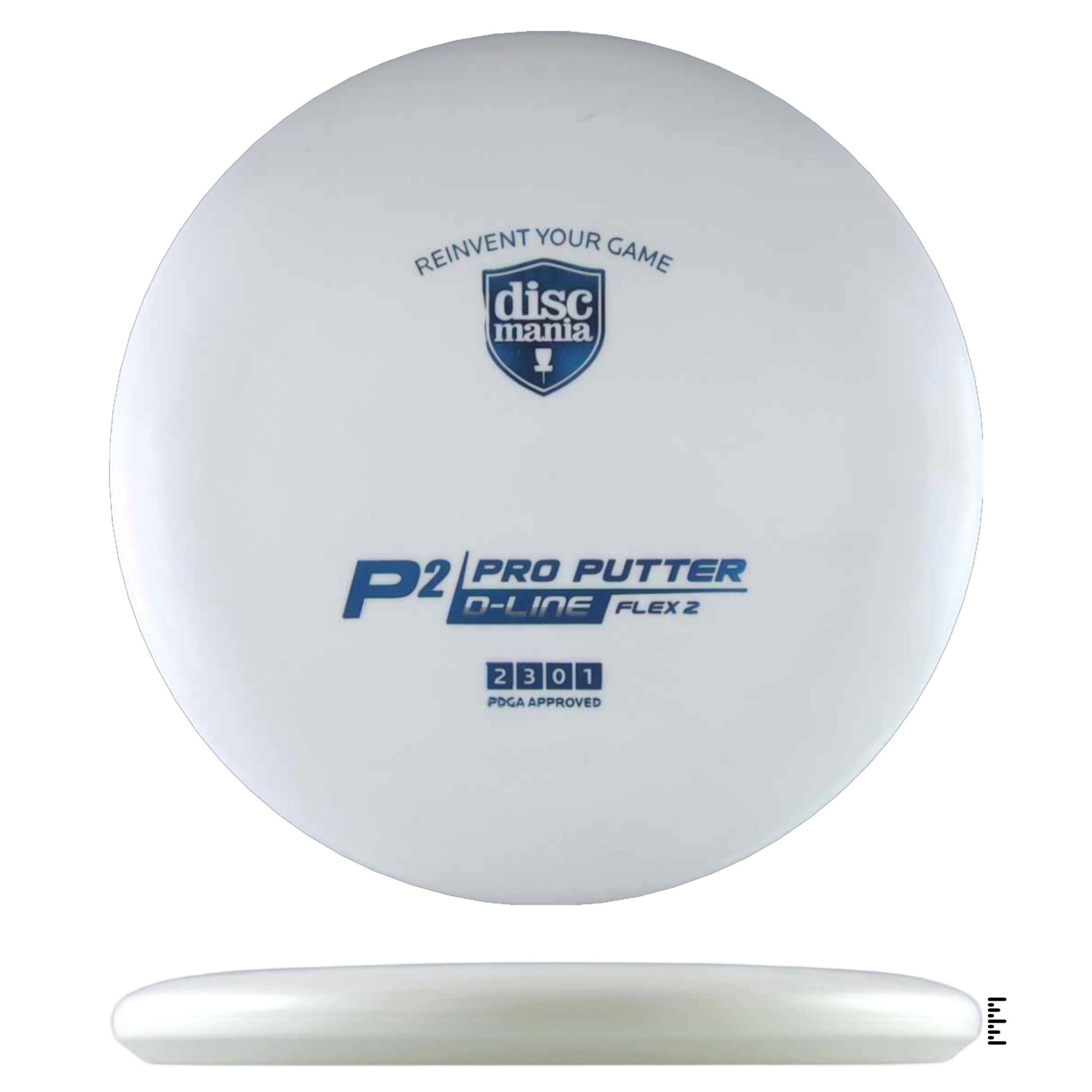 Discmania D - Line Flex 2 P2 - White - Powergrip USA