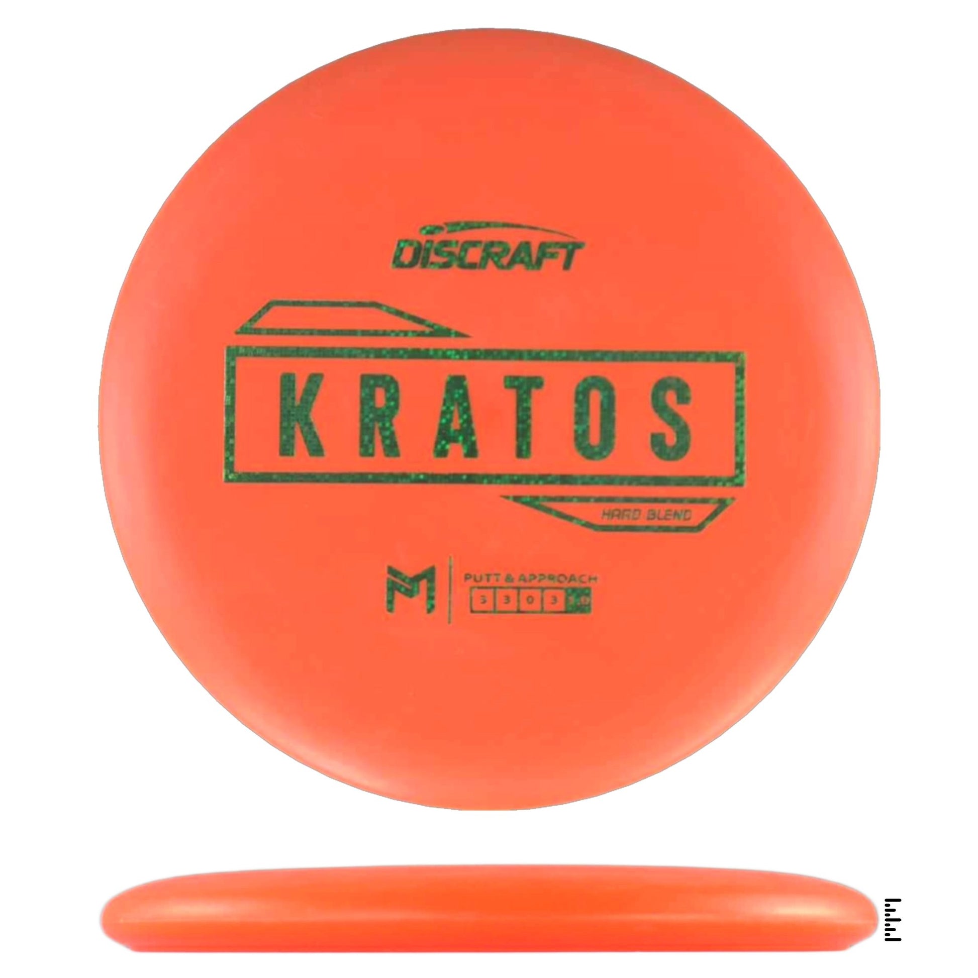 Discraft Putter Line Hard Kratos - Orange - Powergrip USA