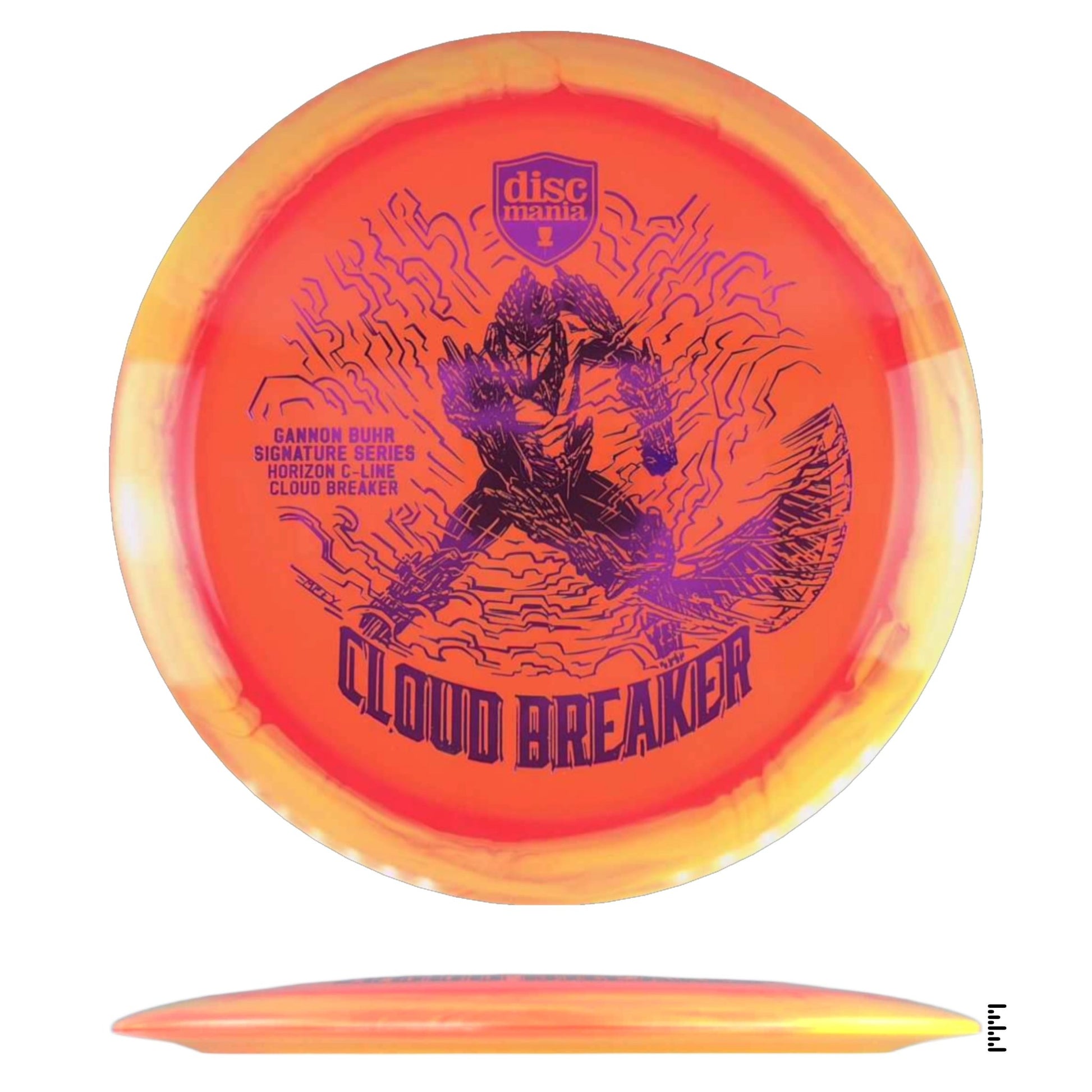 Discmania Horizon C - Line Cloud Breaker - Gannon Buhr Signature Series - Orange / Yellow - Powergrip USA