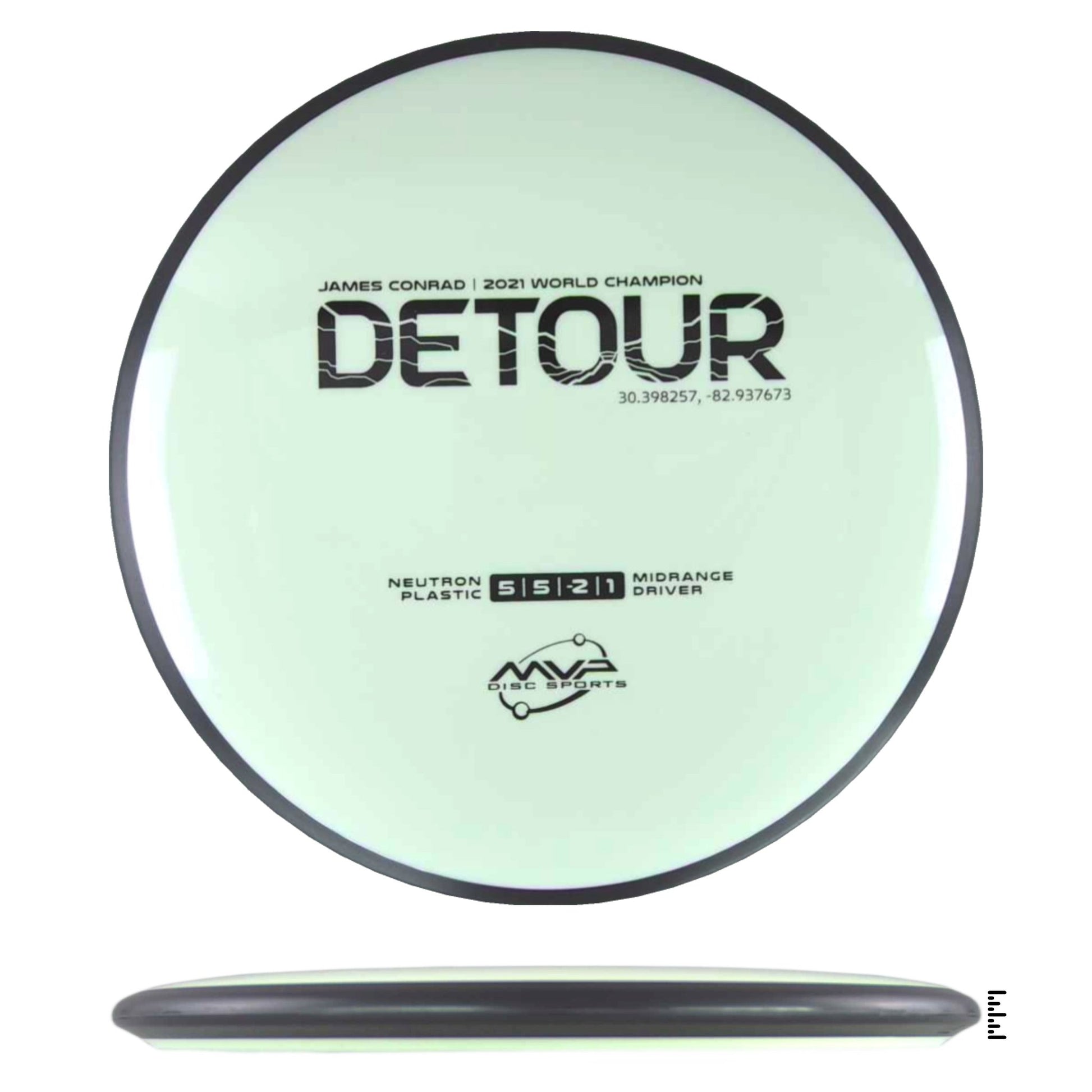 MVP Disc Sports Neutron Detour - Off - White - Powergrip USA