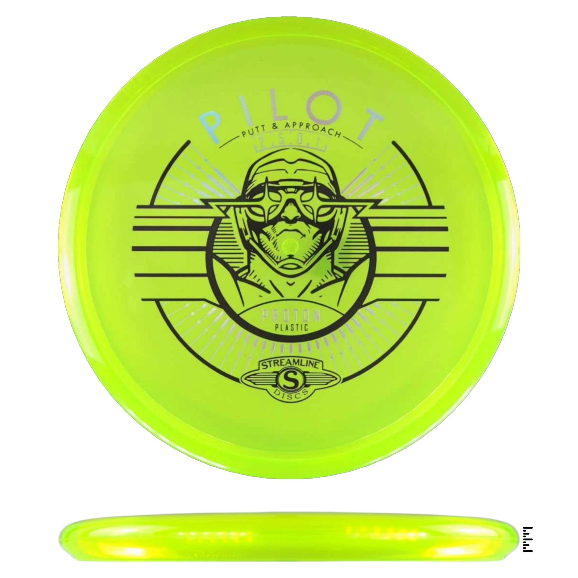 Streamline Discs Proton Pilot - Fluorescent Yellow - Powergrip USA