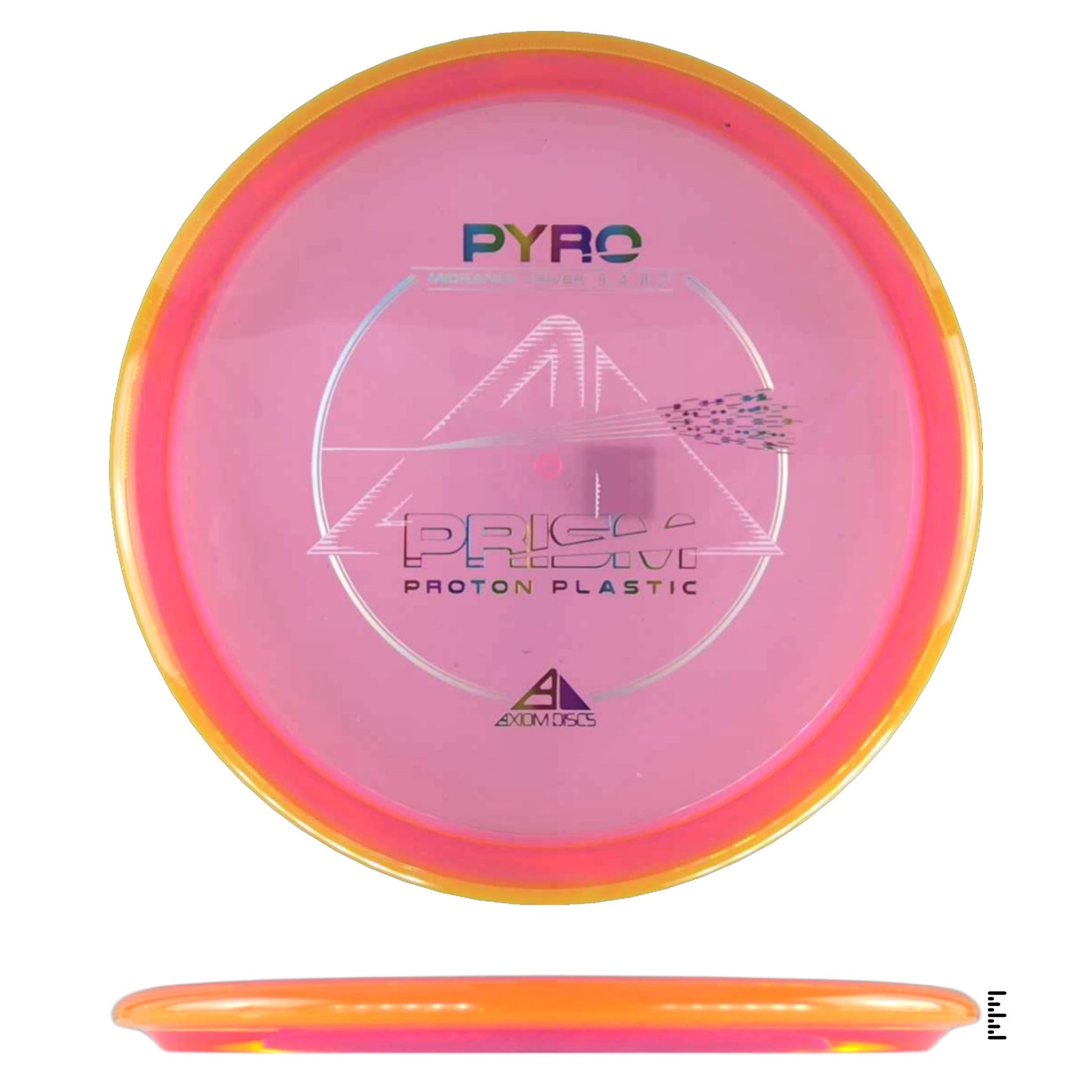 Axiom Discs Prism Proton Pyro - Pink / Yellow - Powergrip USA