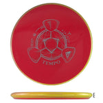 Red disc golf disc Tempo