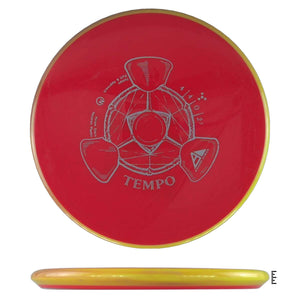 Red disc golf disc Tempo