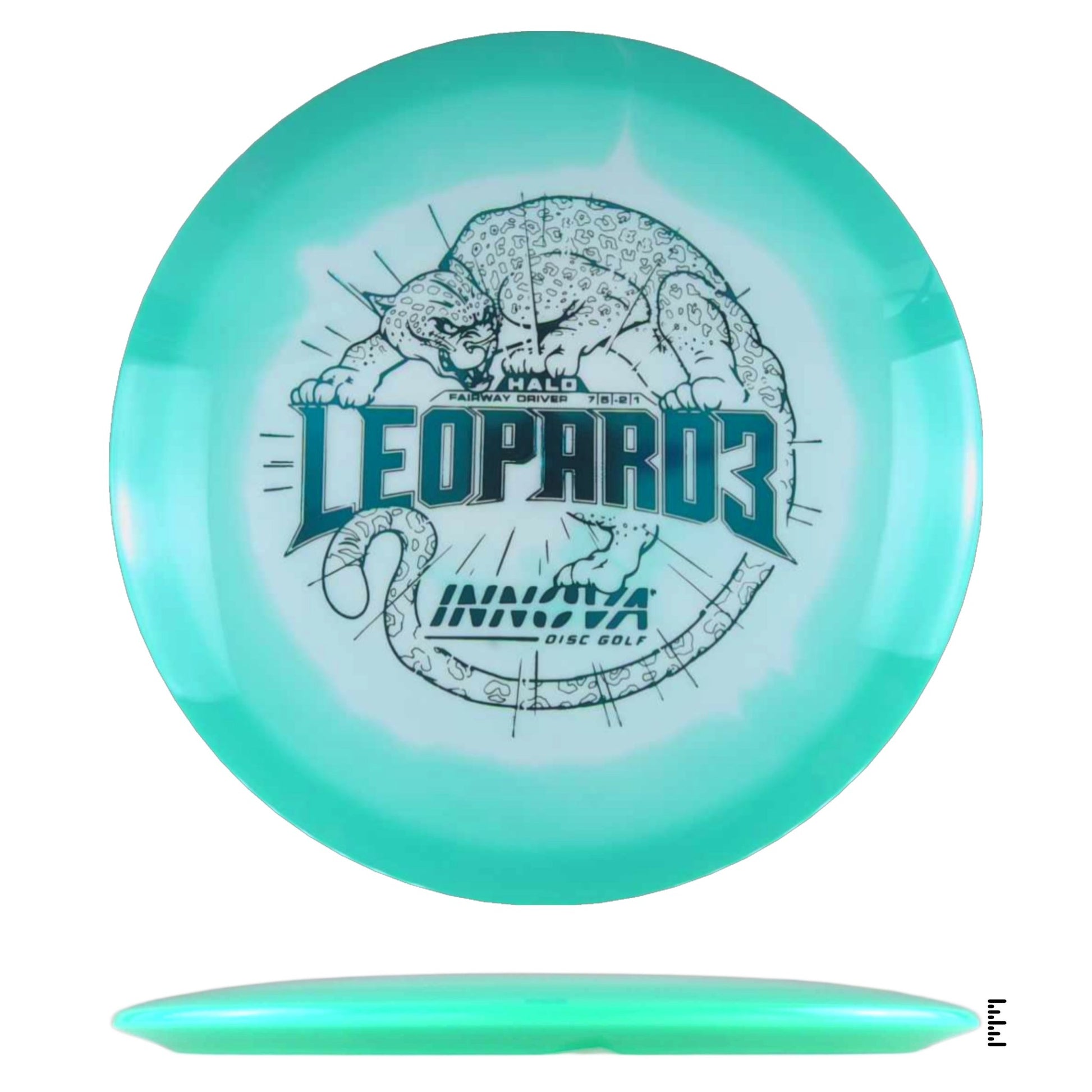 Innova Halo Leopard3 - White / Turquoise - Powergrip USA