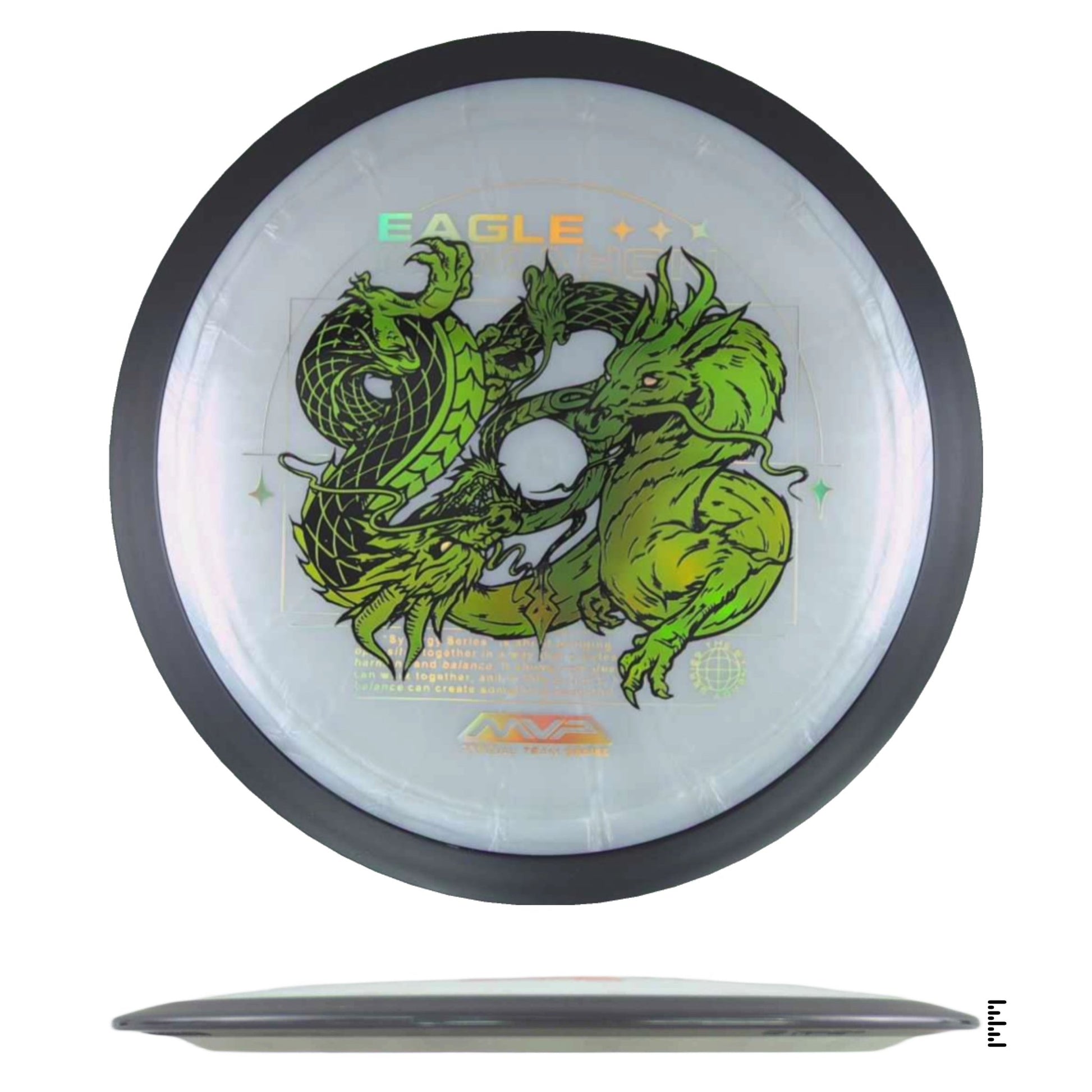 MVP Disc Sports Plasma Dimension - Eagle McMahon Team Series - Silver - Powergrip USA
