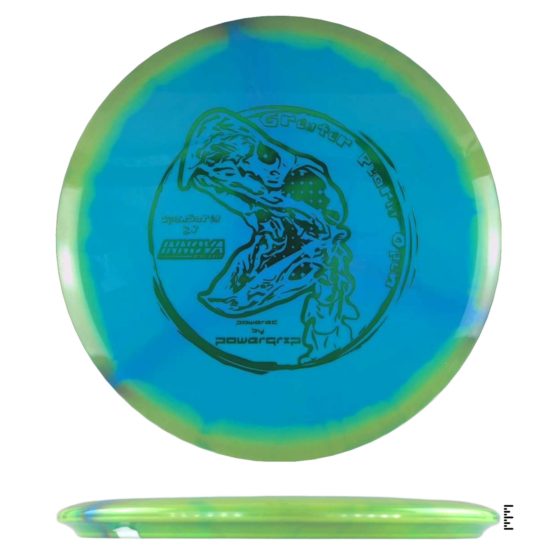 Innova Halo Roc3 - 2024 Greater Peoria Open - Blue / Yellow - Powergrip USA
