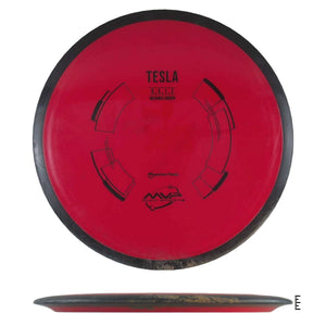 Red MVP Tesla disc golf disc