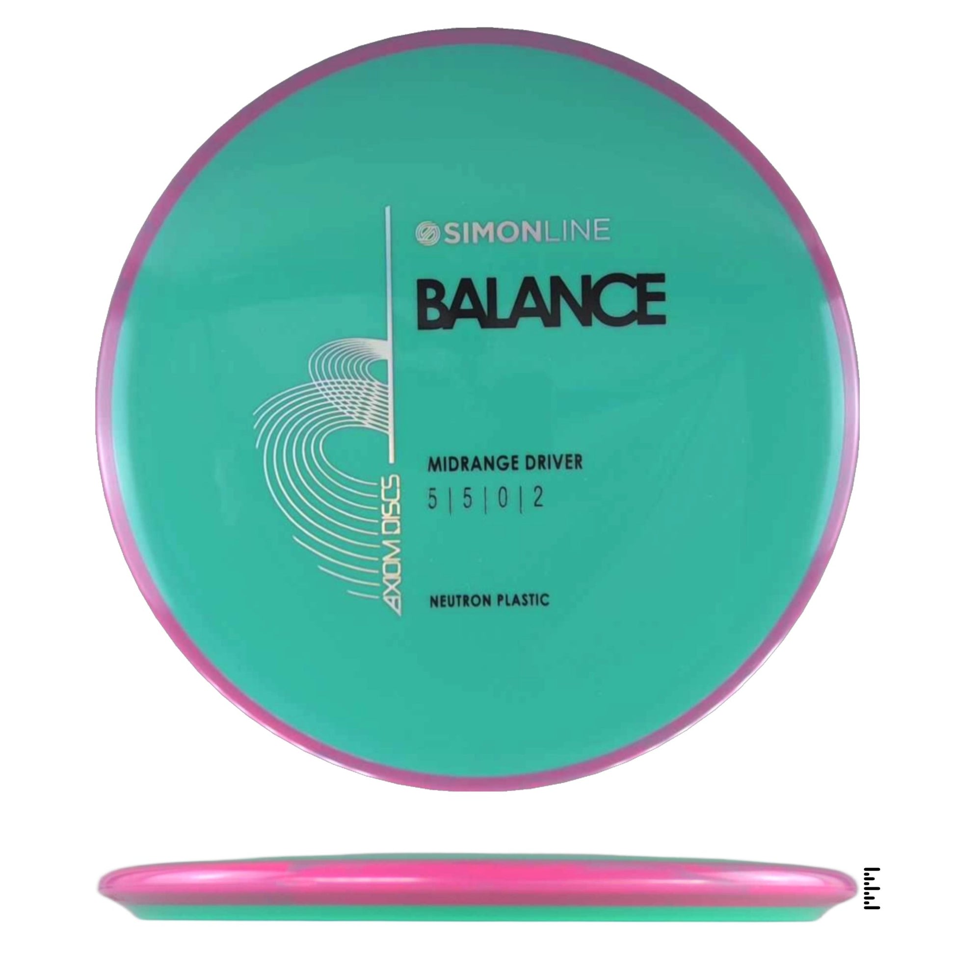 Axiom Discs Neutron Balance - Teal / Pink - Powergrip USA