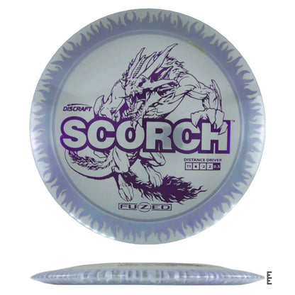 Discraft Fuzed Line Scorch - Clear / Light Blue - Powergrip USA