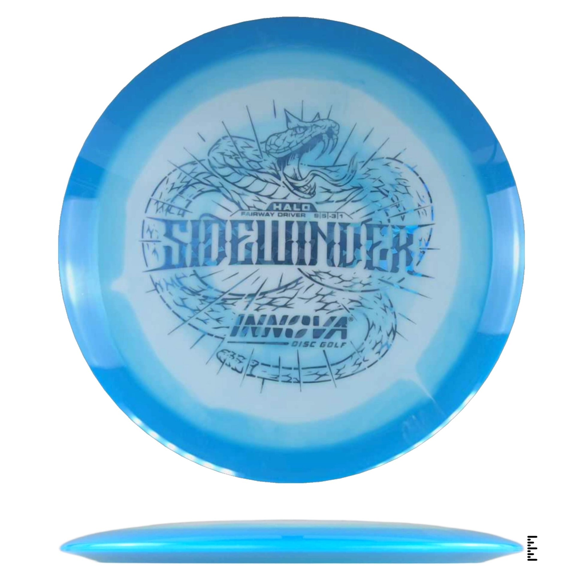 Innova Halo Star Sidewinder - White / Sky Blue - Powergrip USA