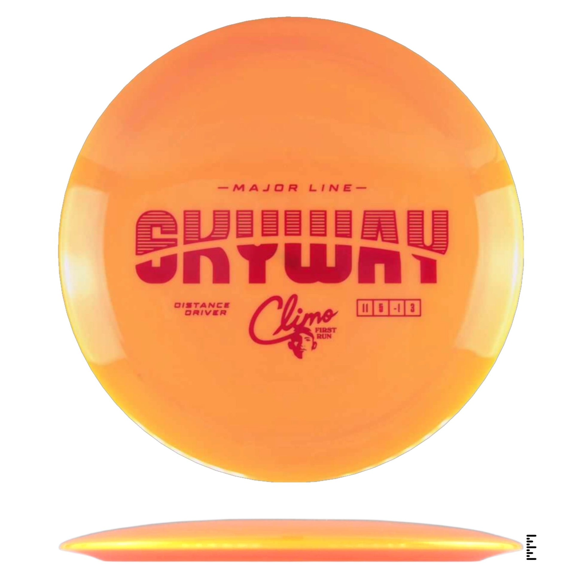 Major Line Skyway First Run - Orange - Powergrip USA