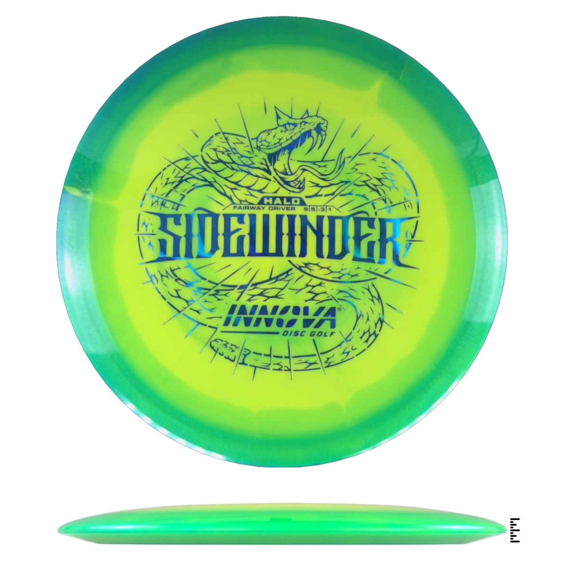 Innova Halo Star Sidewinder - Yellow / Green - Powergrip USA