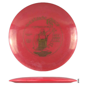 Red disc golf disc