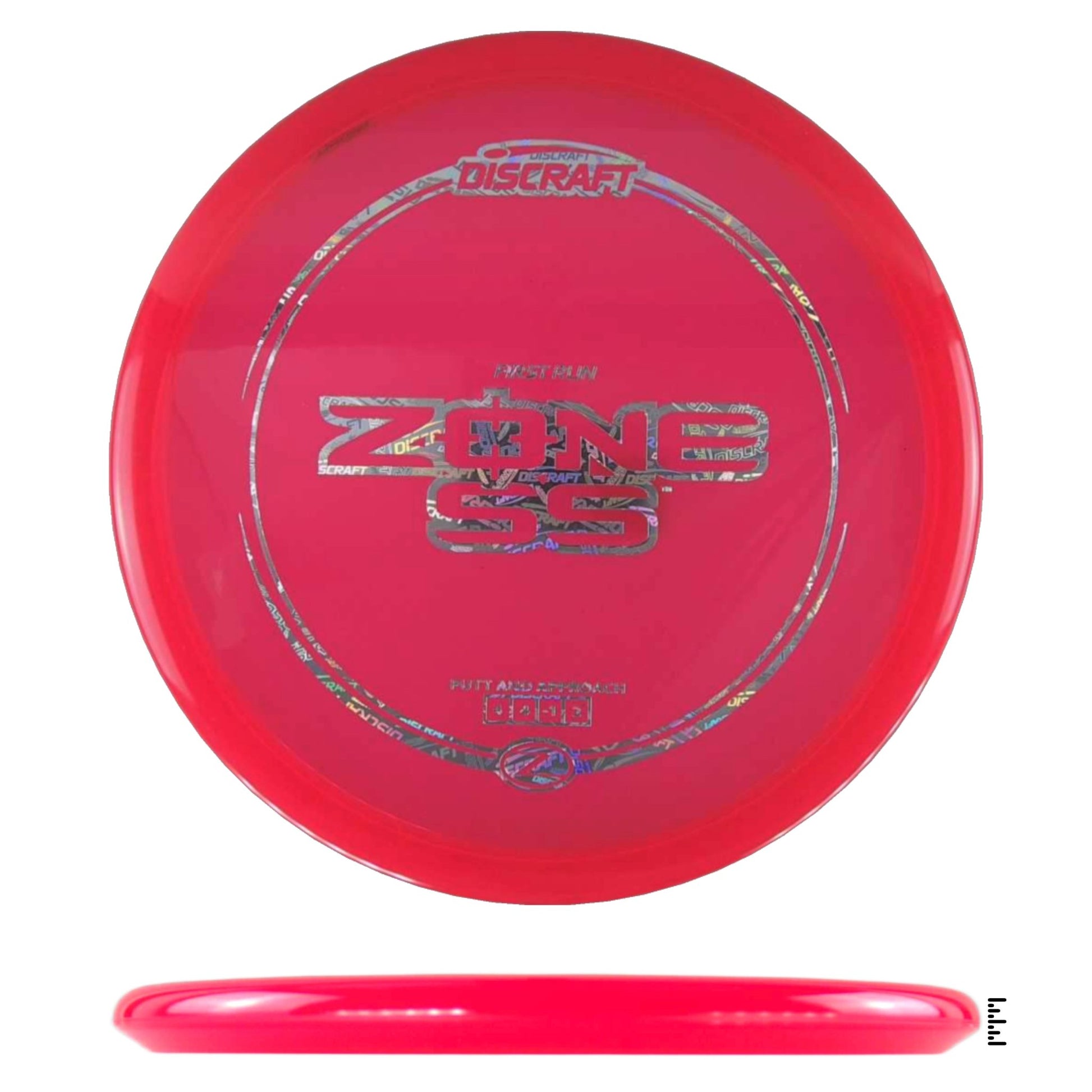 Discraft Z Line Zone SS - First Run - Red - Powergrip USA
