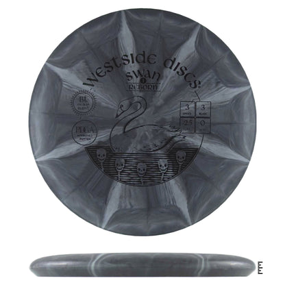 Westside Discs BT Medium Burst Swan 1 Reborn - Dark Gray - Powergrip USA