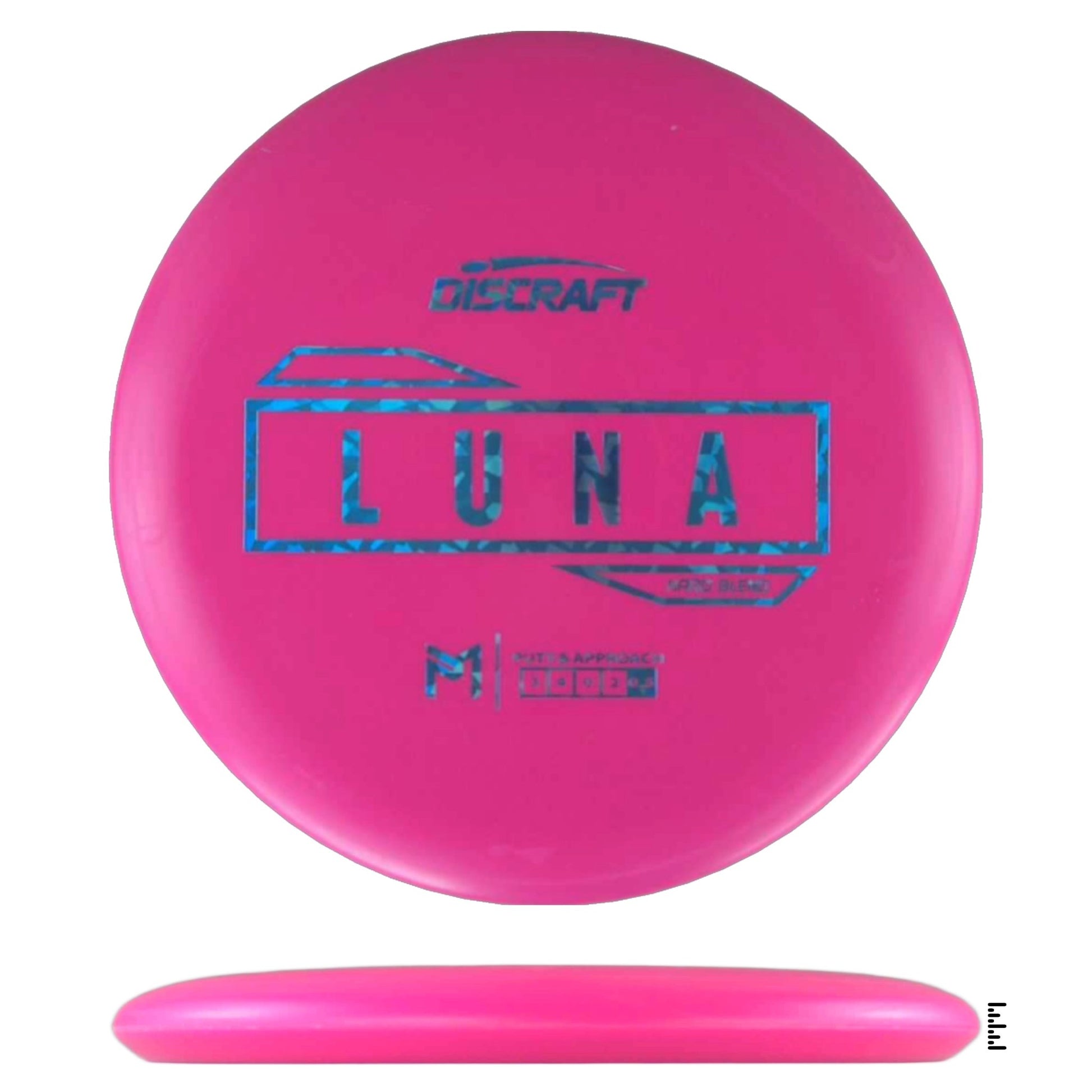 Discraft Putter Line Hard Luna - Hot Pink - Powergrip USA