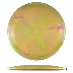 Yellow disc golf disc - 2fde7946