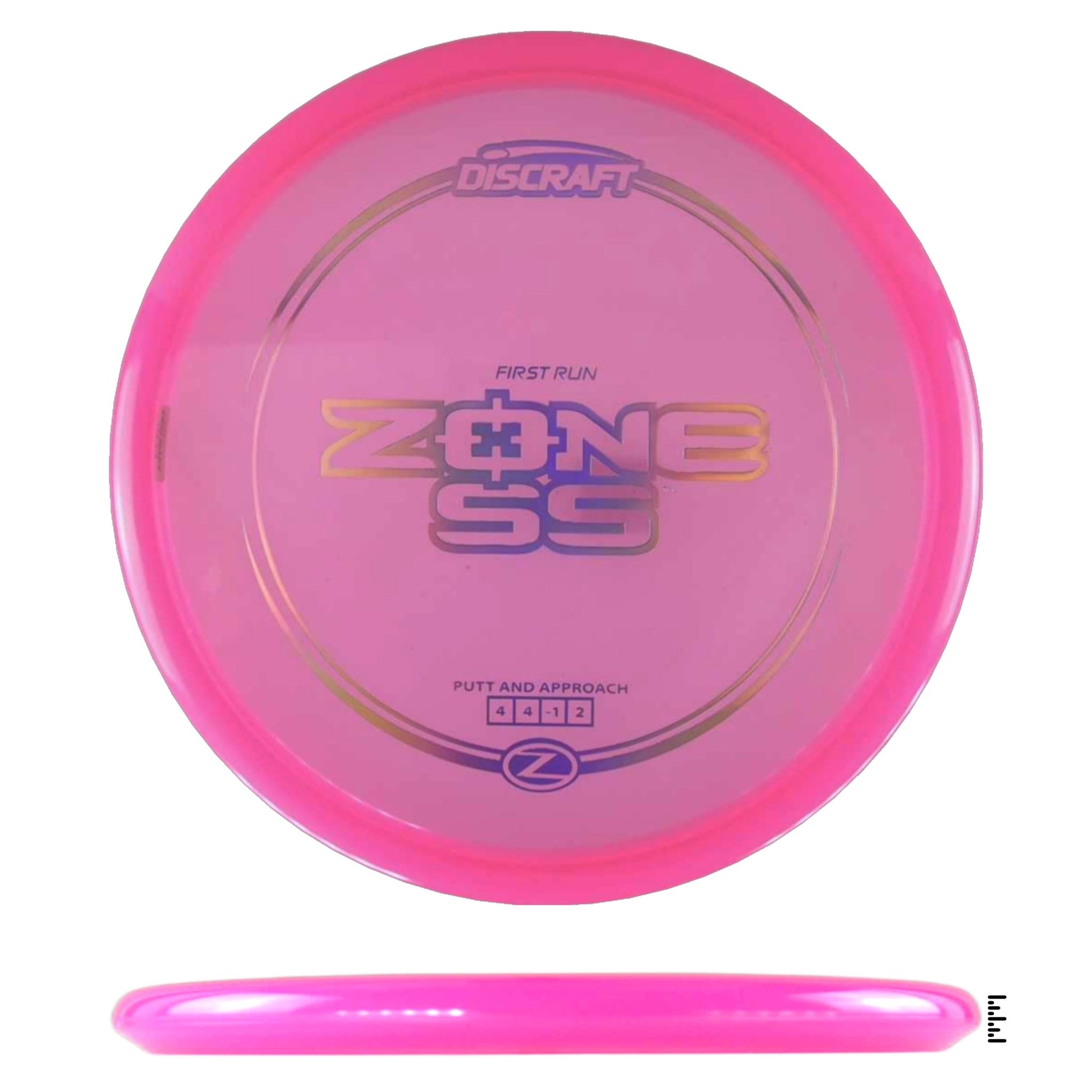 Discraft Z Line Zone SS - First Run - Pink - Powergrip USA