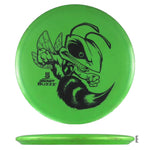 Discraft Buzzz disc golf disc, green, with bee graphic