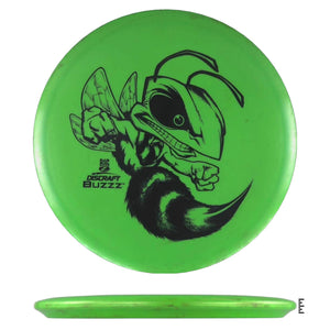 Discraft Buzzz disc golf disc, green, with bee graphic