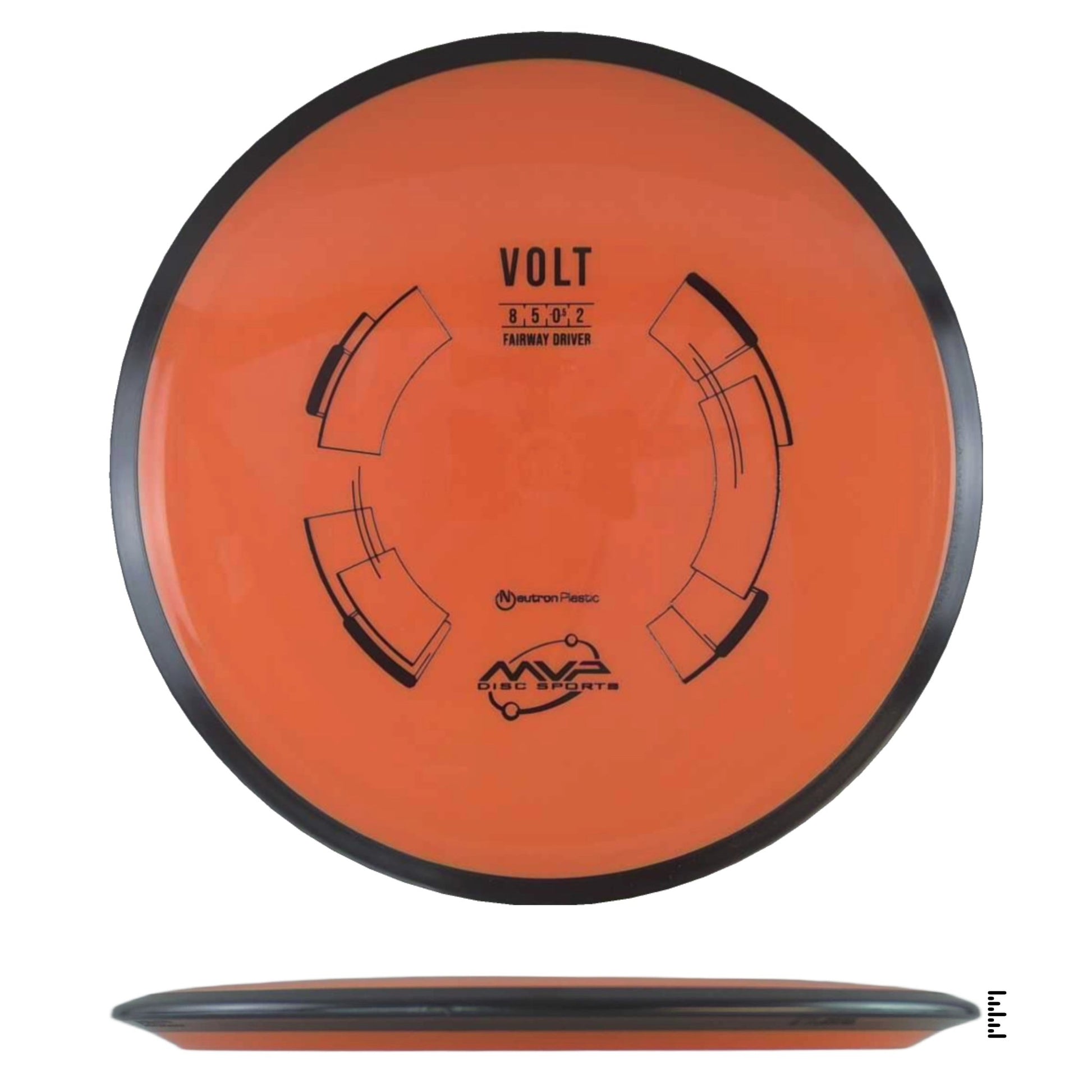 MVP Disc Sports Neutron Volt - Orange - Powergrip USA
