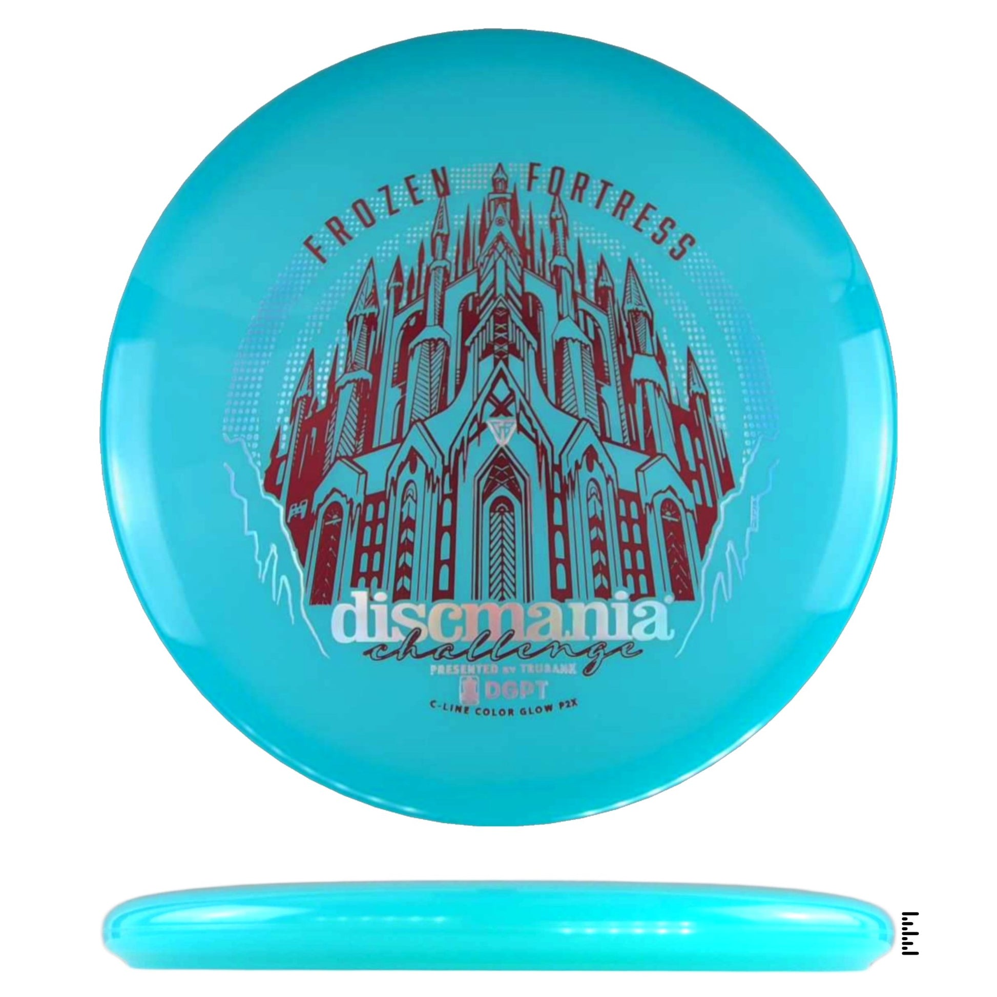 Discmania Color Glow C - line P2x - Discmania Challenge Fundraiser - Turquoise - Powergrip USA