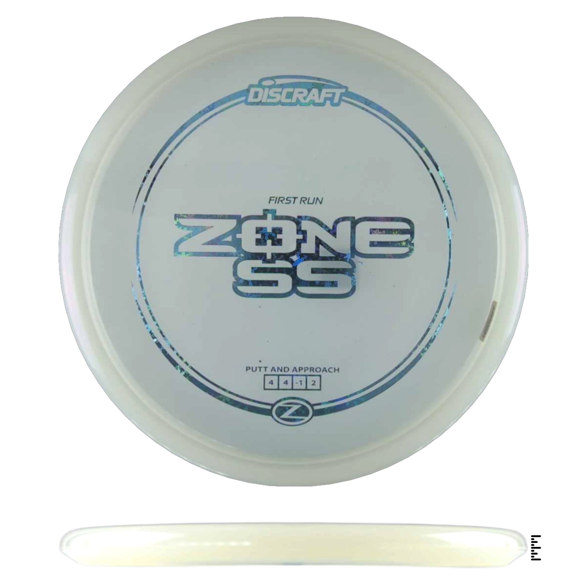 Discraft Z Line Zone SS - First Run - White - Powergrip USA