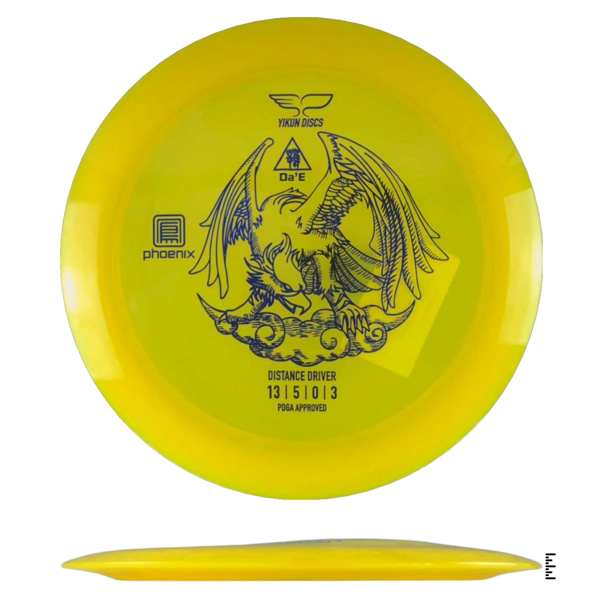 Yikun Discs Phoenix Da’E - Yellow - Powergrip USA