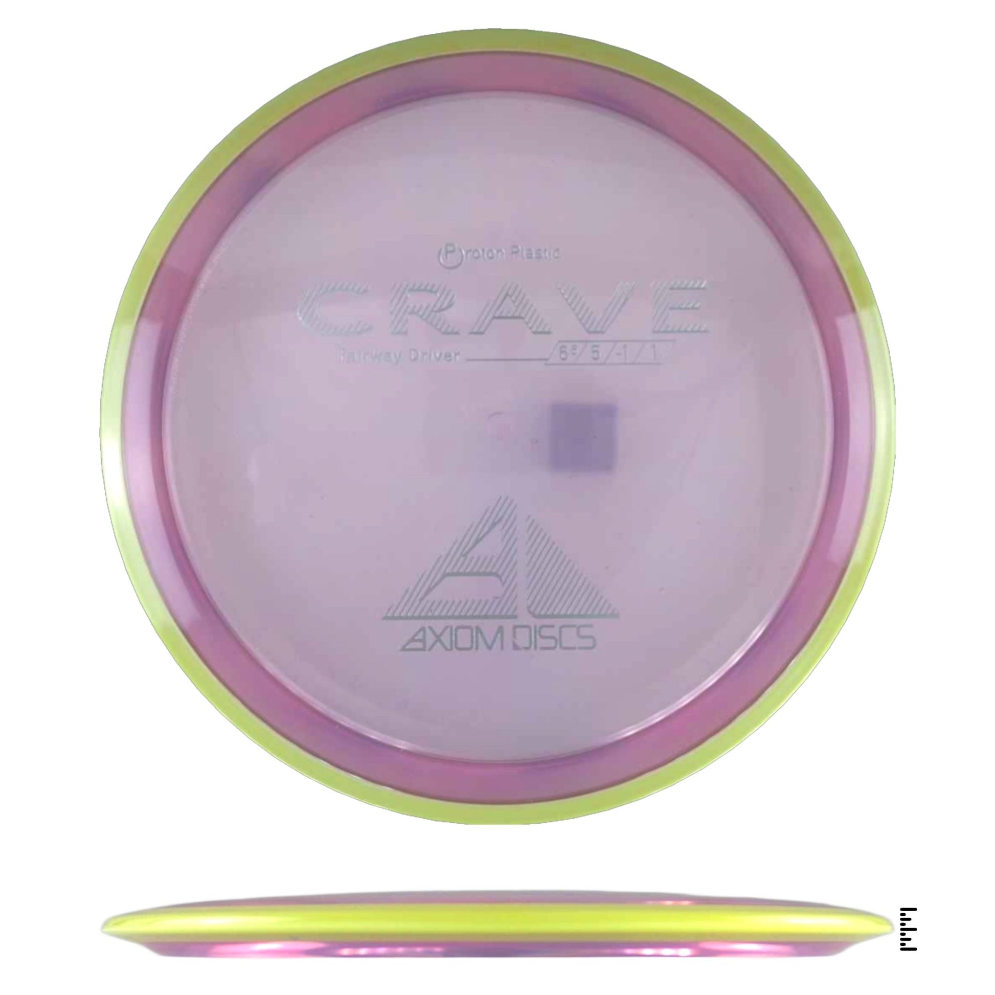 Axiom Discs Proton Crave - Plum / Fluorescent Yellow - Powergrip USA