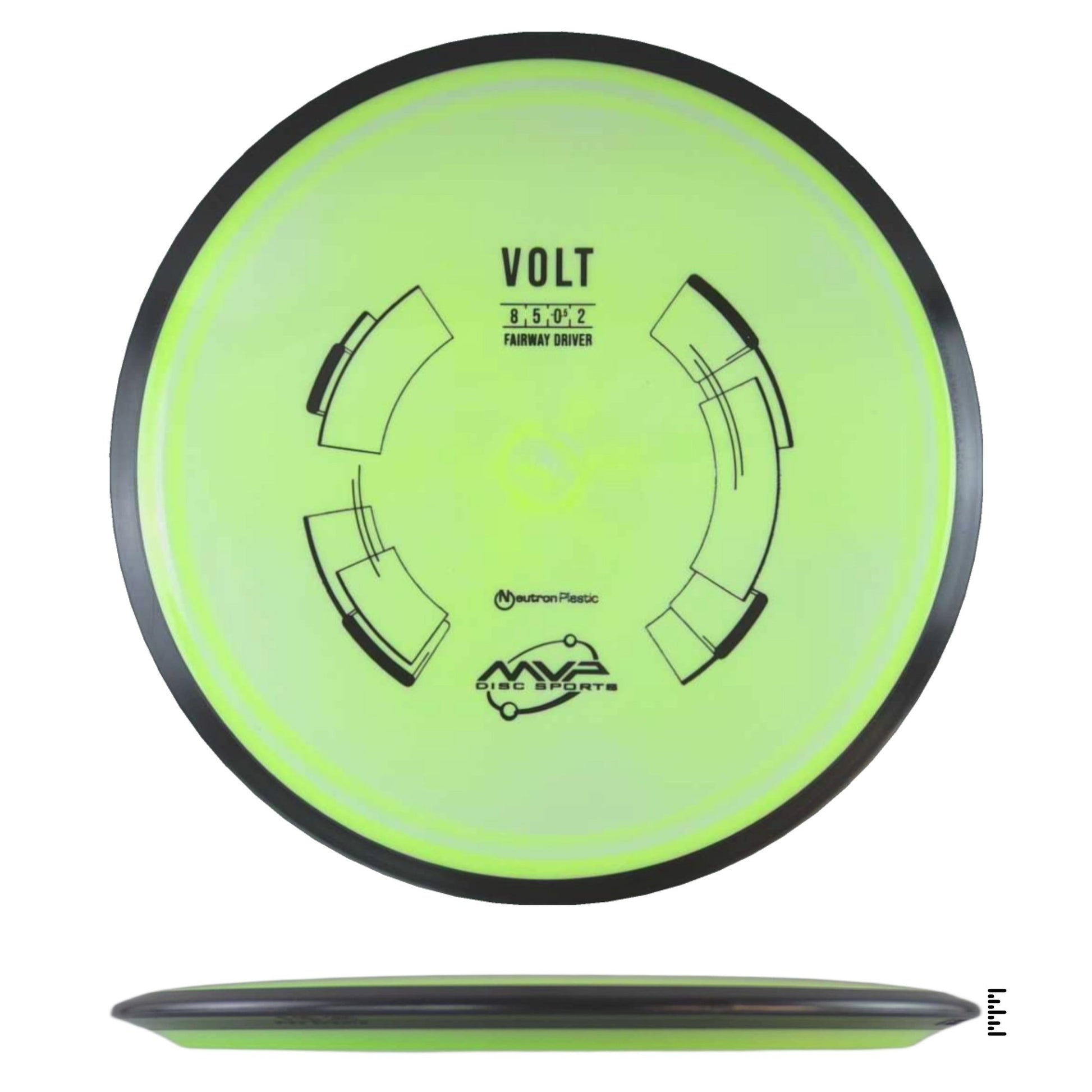 MVP Disc Sports Neutron Volt - Light Green - Powergrip USA