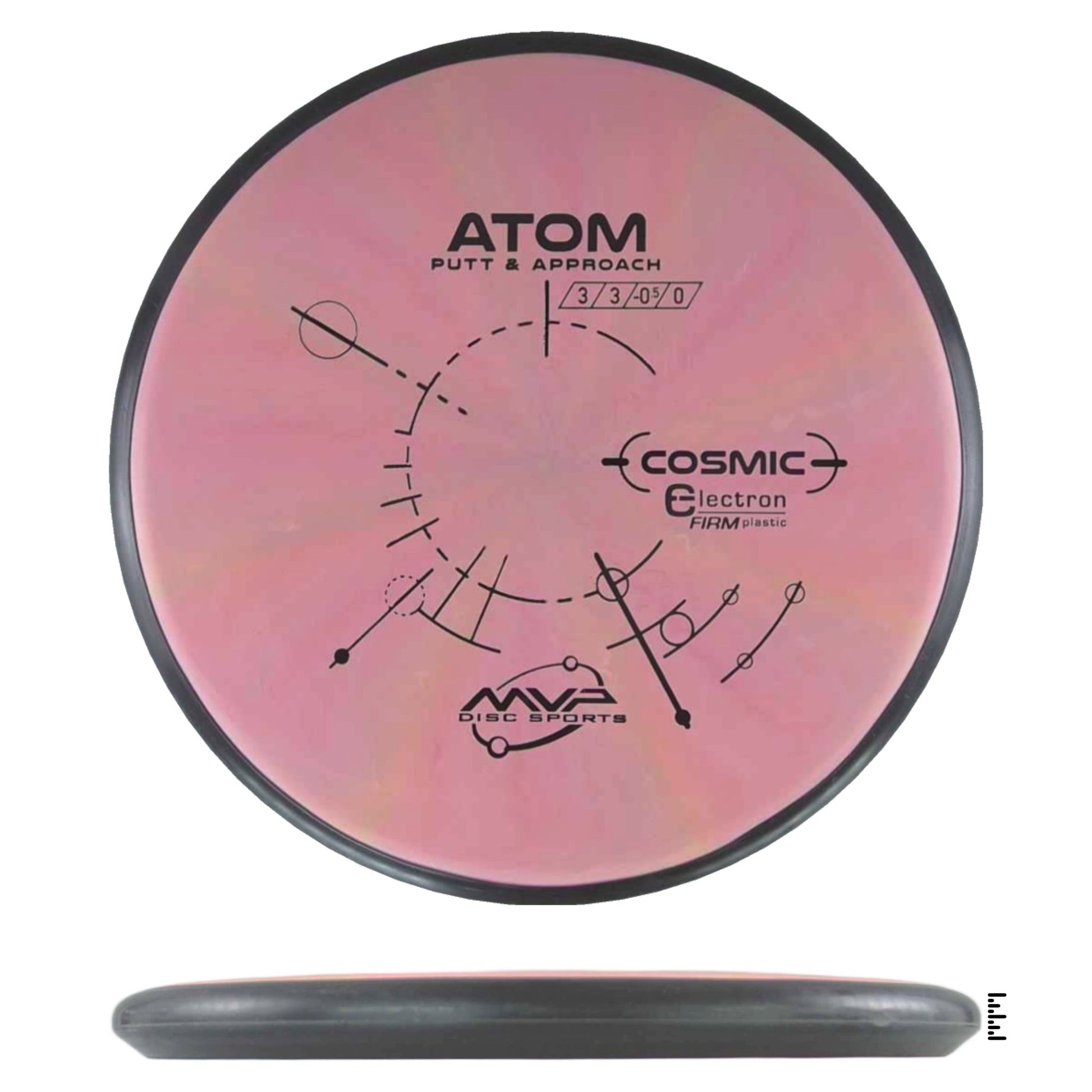 MVP Disc Sports Cosmic Electron Firm Atom - Salmon - Powergrip USA