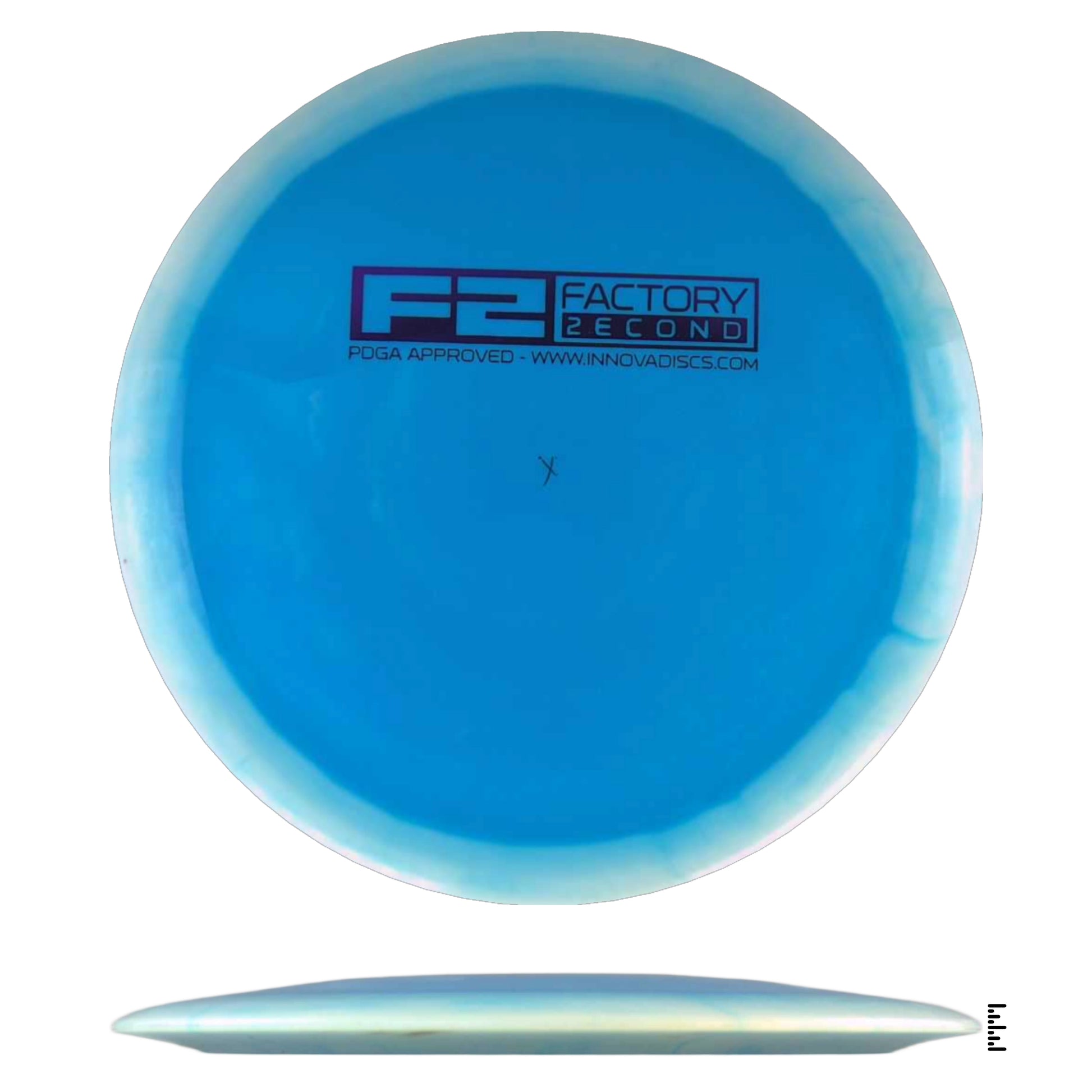 Blue Innova Factory Second disc golf disc