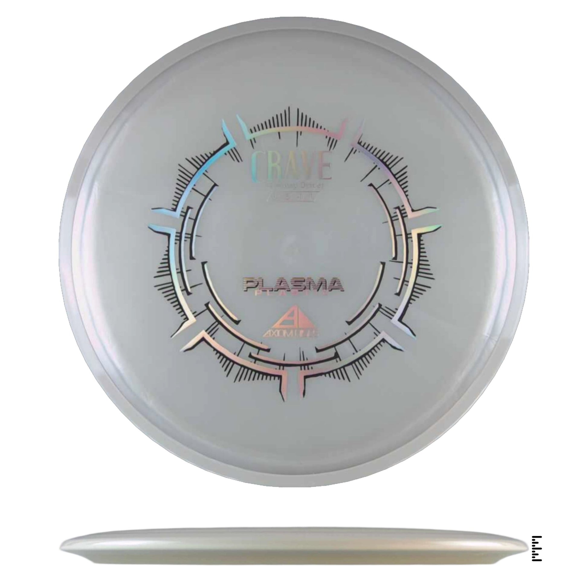 Axiom Discs Plasma Crave - White / White - Powergrip USA