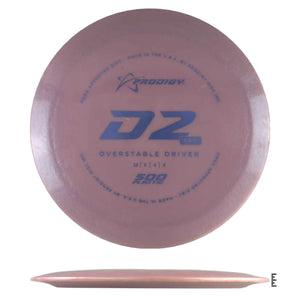 Prodigy D2 500 Plastic disc golf disc