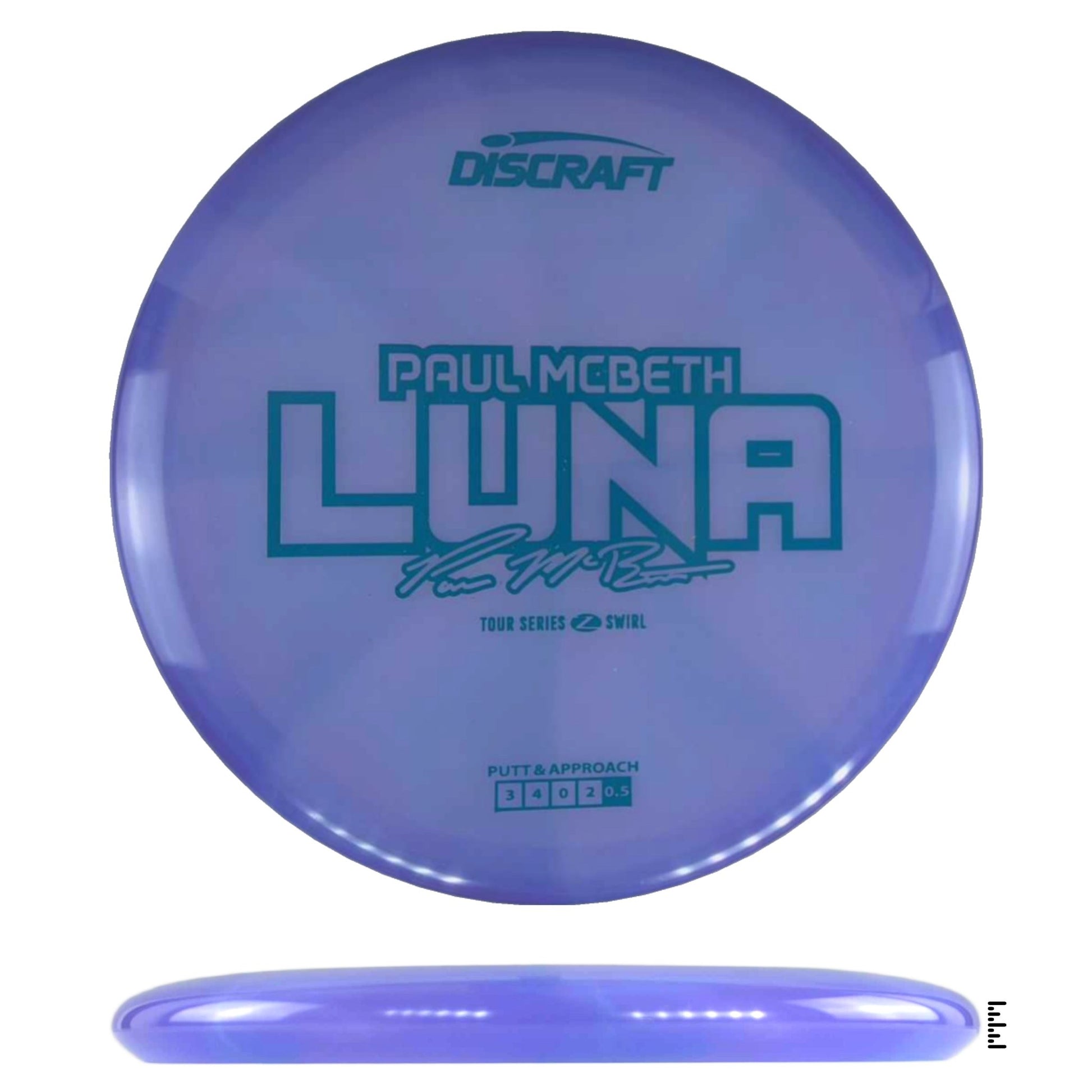 Discraft Z Swirl Luna 2025 Paul McBeth Tour Series - Violet - Powergrip USA