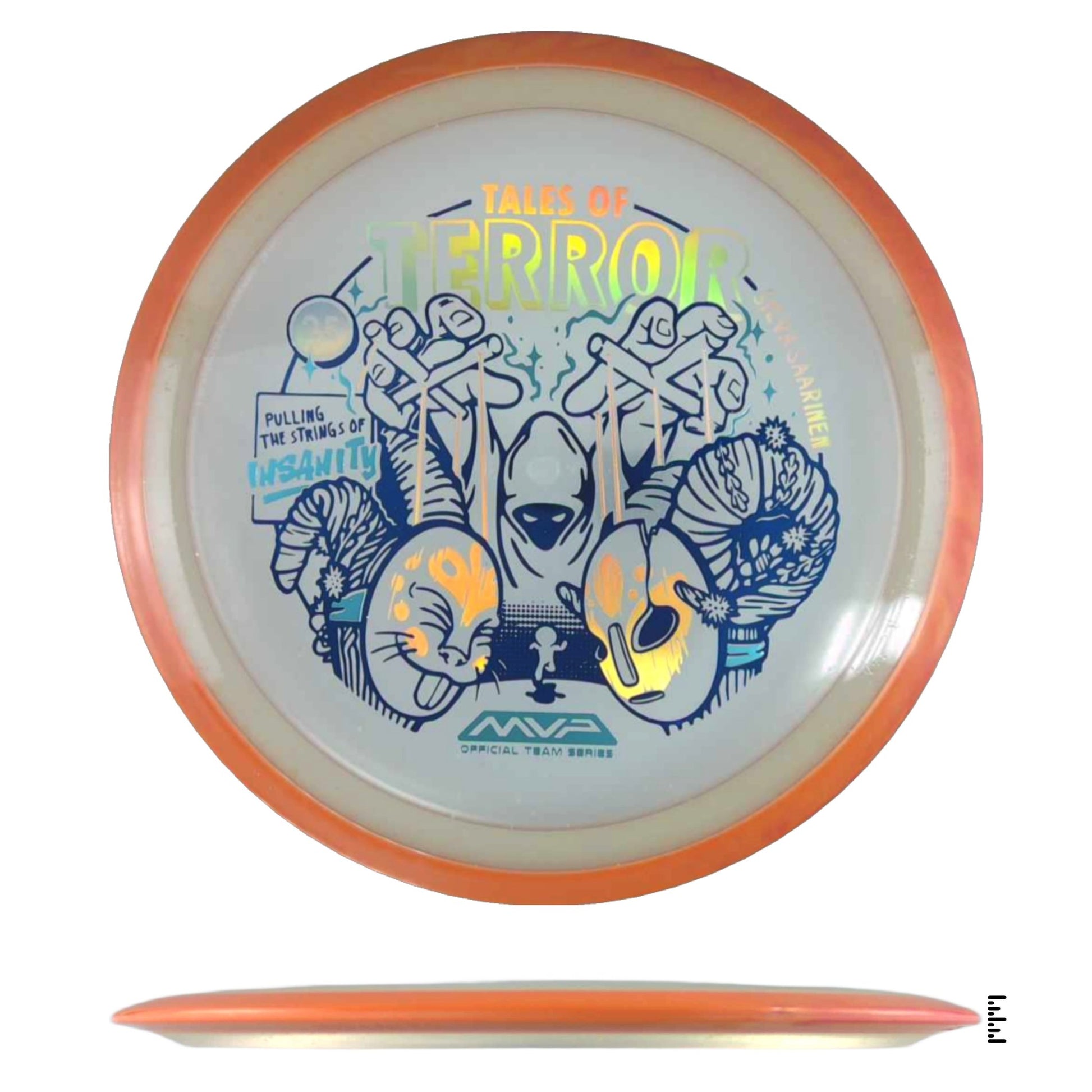 Axiom Discs Particle Proton Insanity - 2025 Halloween Special Edition - Clear / Orange - Powergrip USA