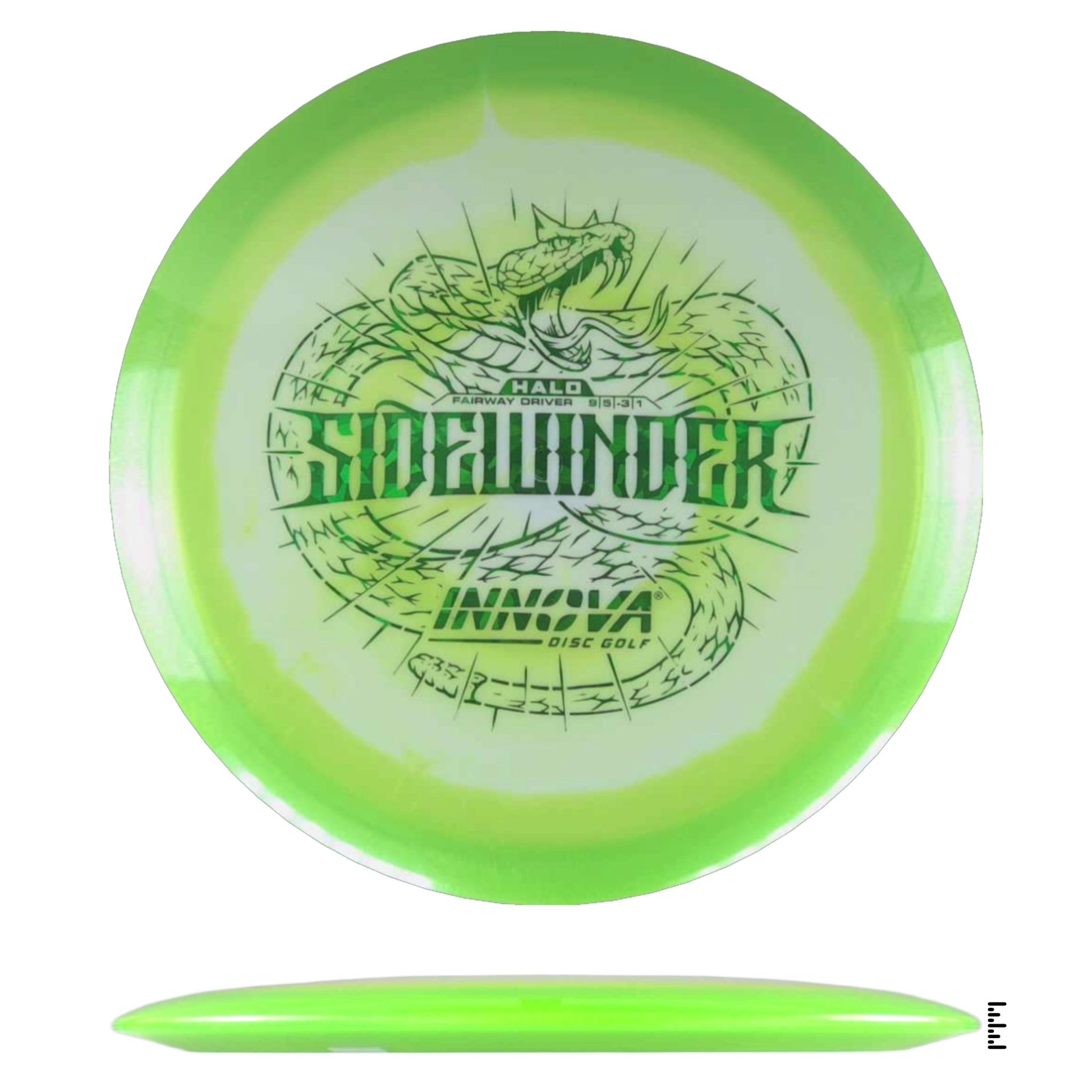 Innova Halo Star Sidewinder - White / Lime - Powergrip USA