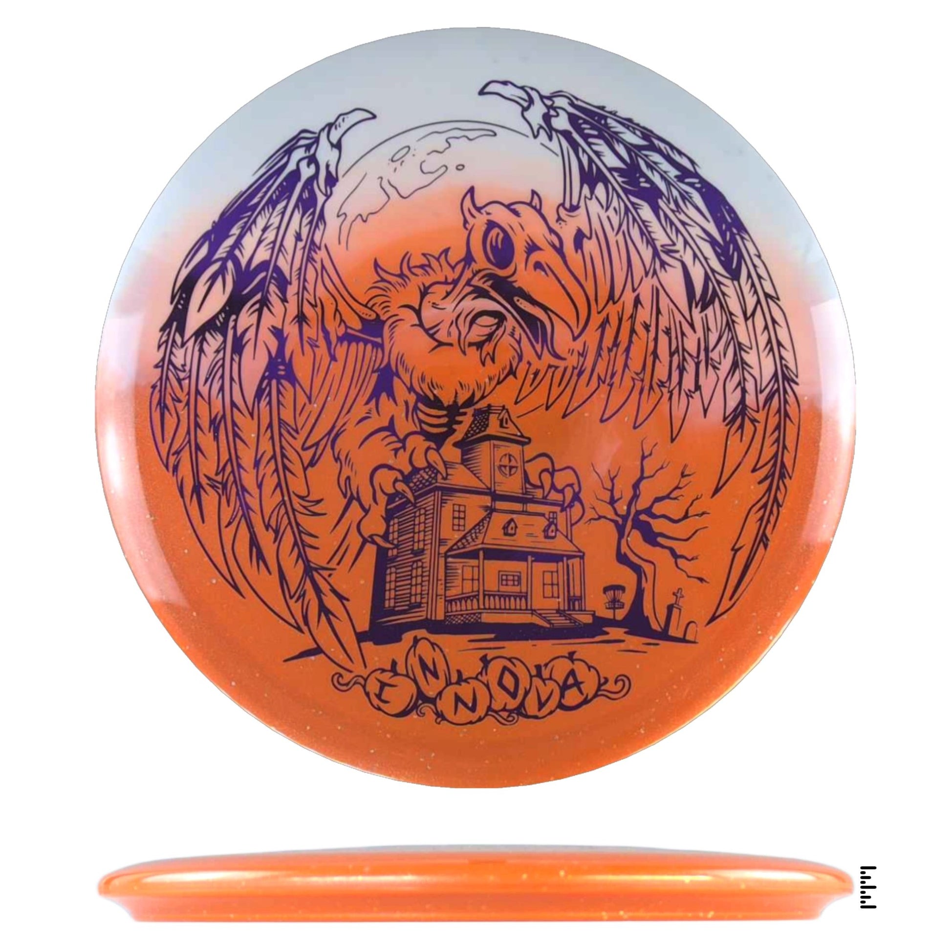 Innova Duo Roc3 - 2025 Halloween Edition - White / Orange - Duo - Powergrip USA