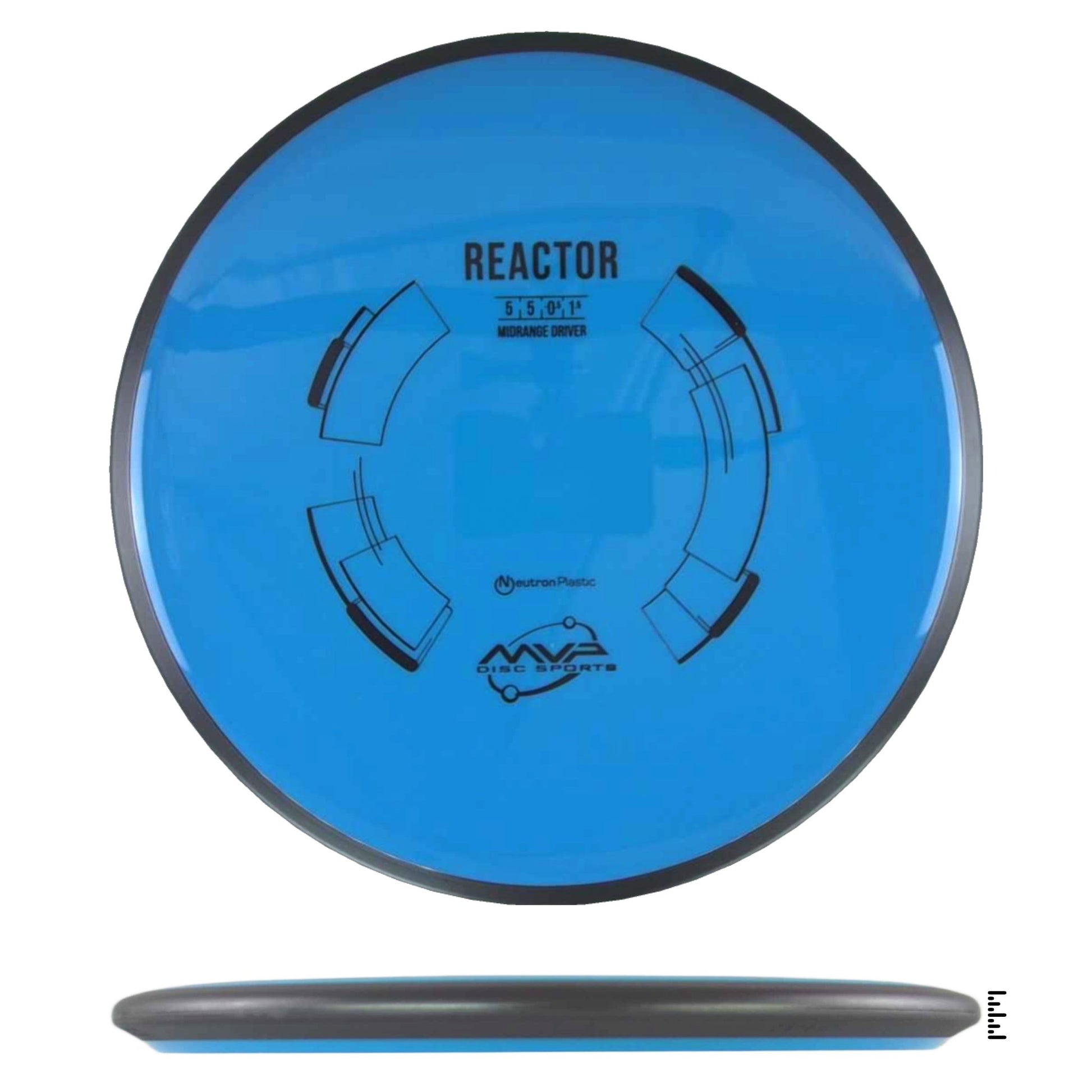 MVP Disc Sports Neutron Reactor - Sky Blue - Powergrip USA