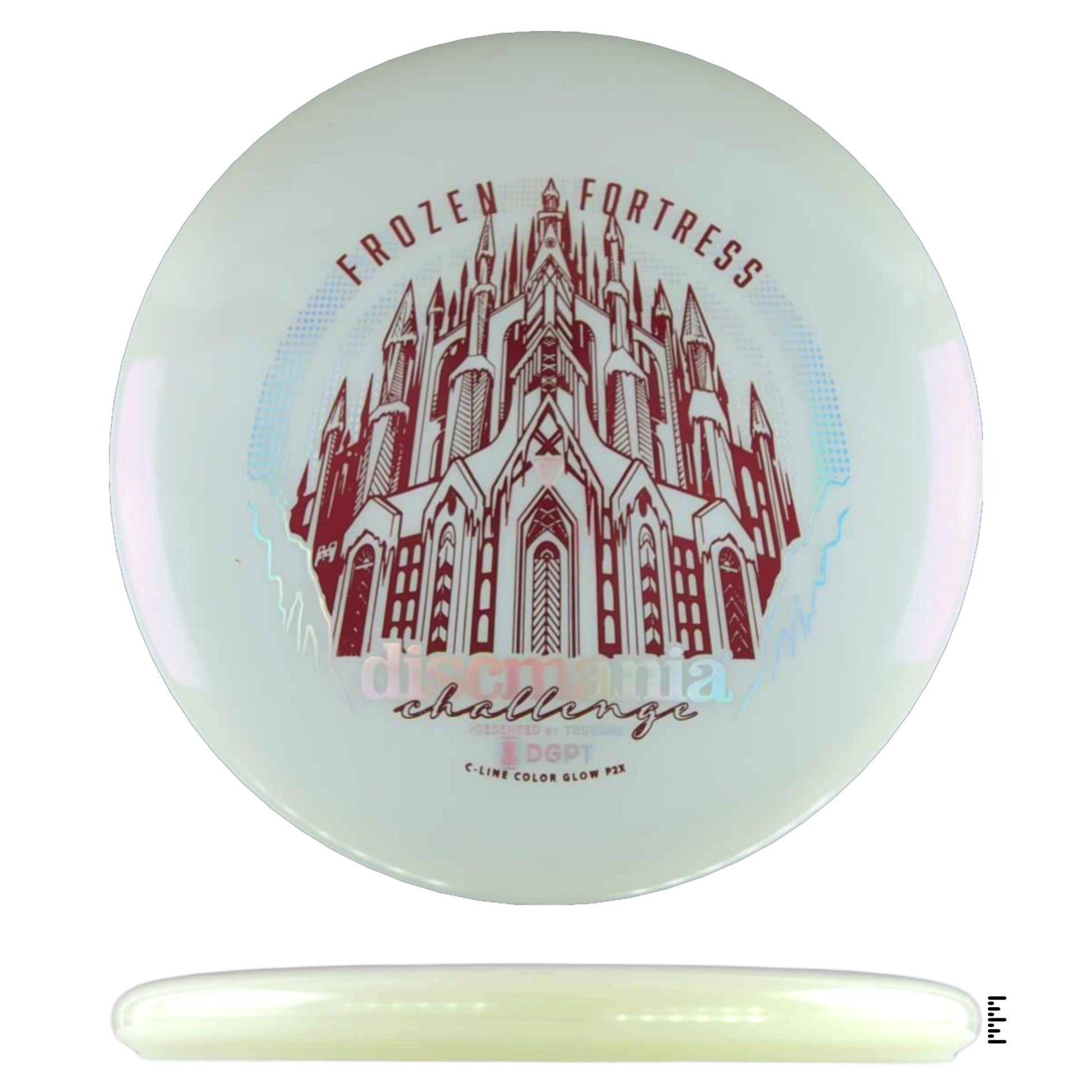 Discmania Color Glow C - line P2x - Discmania Challenge Fundraiser - Pearl - Powergrip USA