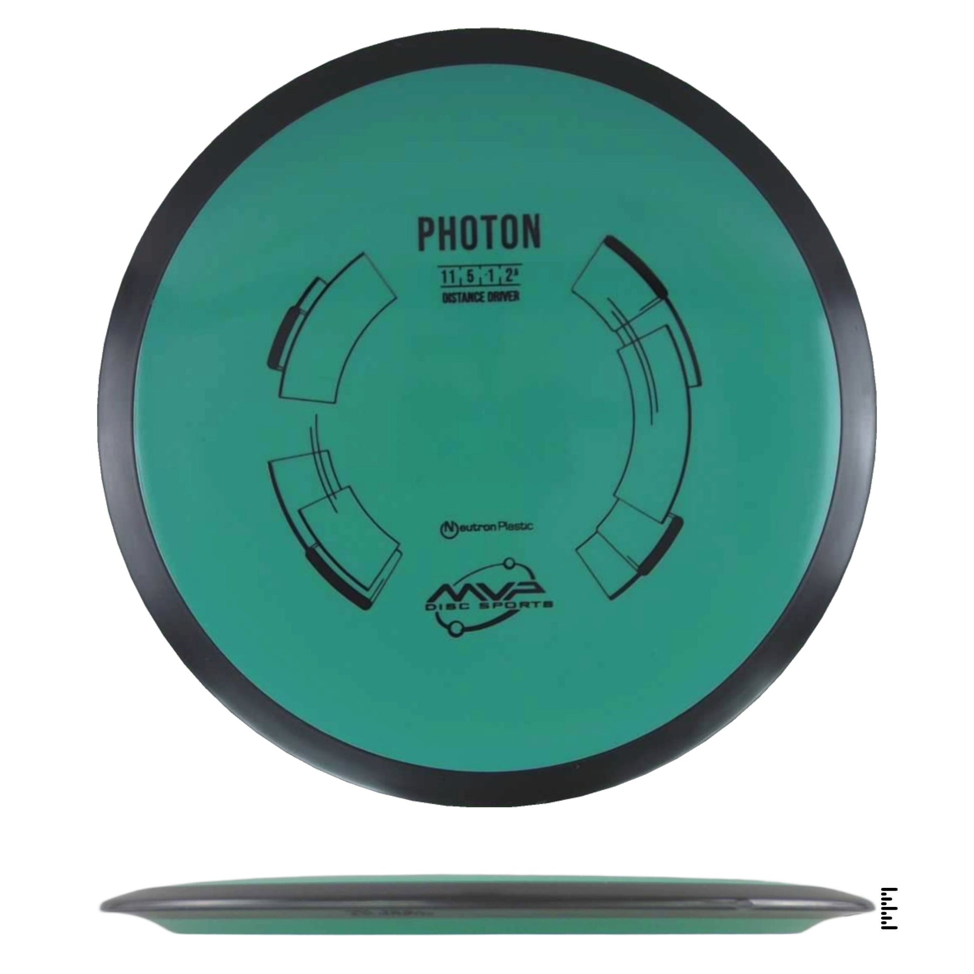 MVP Disc Sports Neutron Photon - Turquoise - Powergrip USA