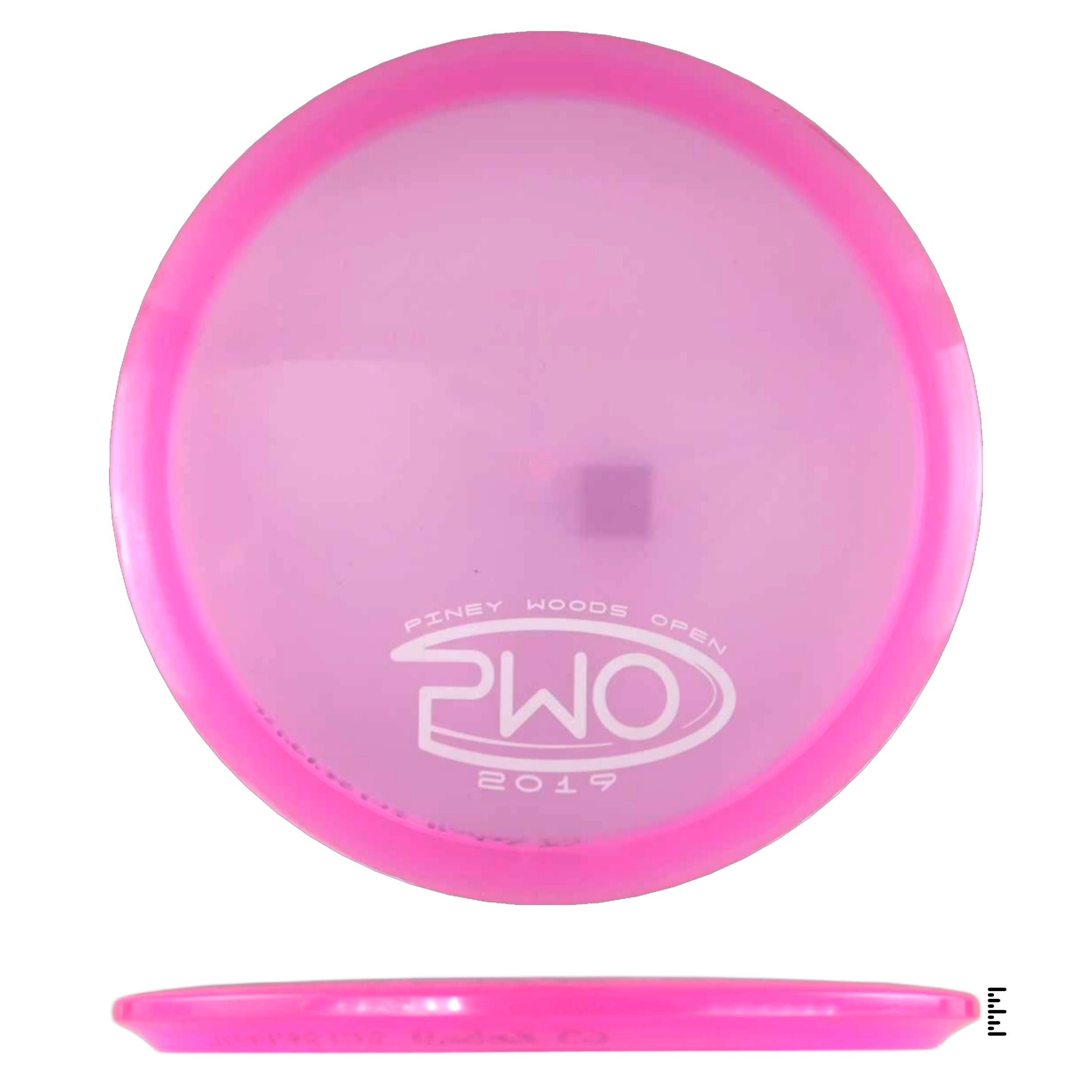 Pink disc golf disc - Piney Woods Open 2019