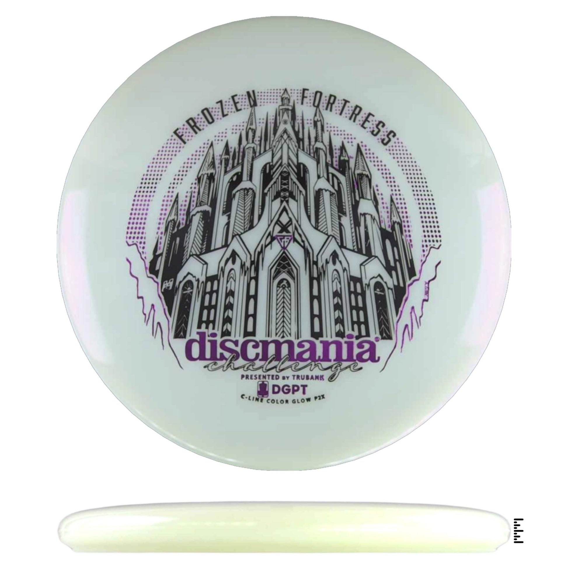 Discmania Color Glow C - line P2x - Discmania Challenge Fundraiser - Pearl - Powergrip USA