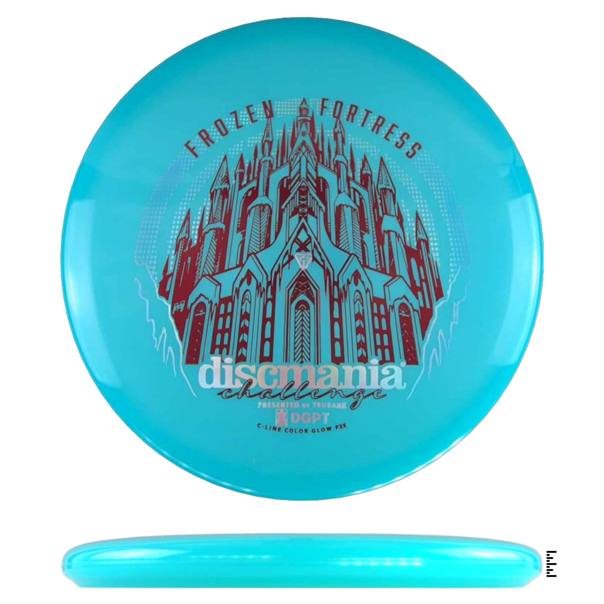 Discmania Color Glow C - line P2x - Discmania Challenge Fundraiser - Turquoise - Powergrip USA
